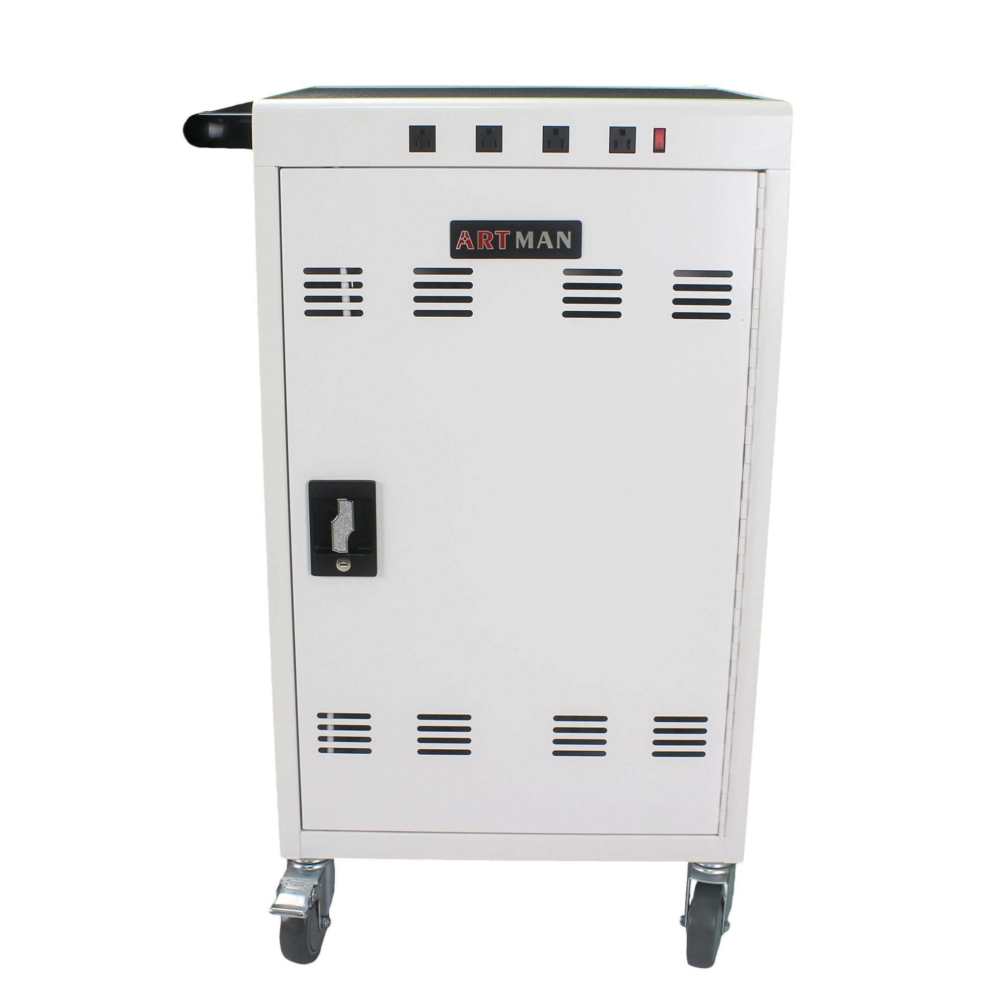 Mobile Charging Cart For Tablets Laptops 35, Device Capacity Matt Metal - Best Buy Furniture