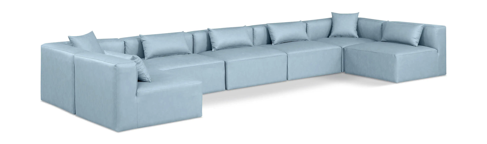 Cube - 7 Piece Modular U-Shaped Sectional - Best Buy Furniture