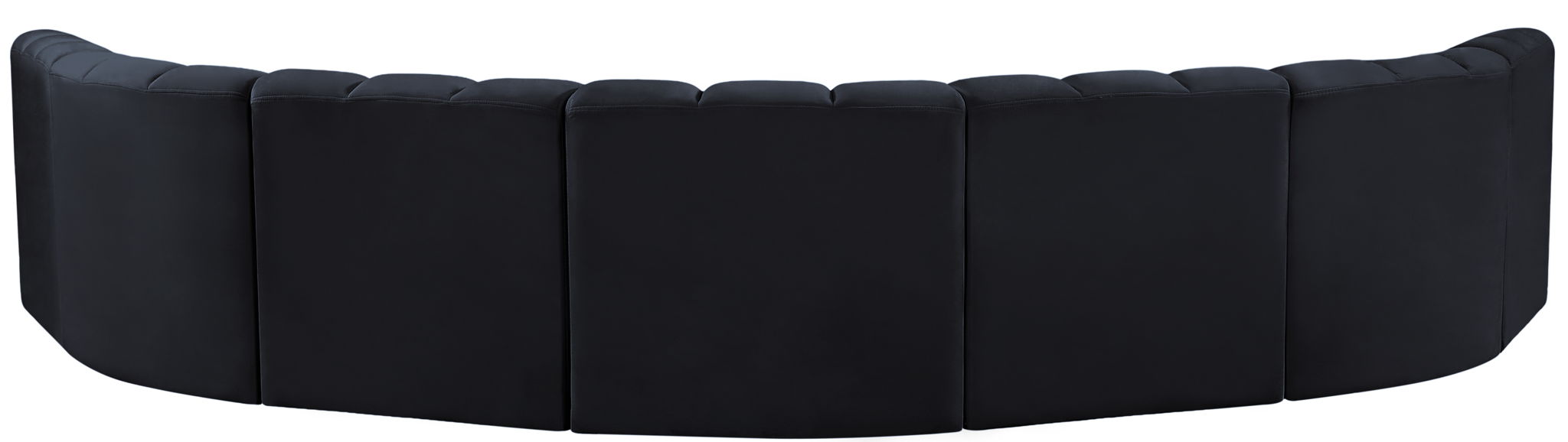 Arc - Velvet 7 Piece U-Shaped Modular Sofa
