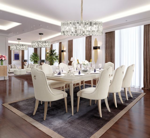 Malibu Crest - Rectangular Dining Table - Blush