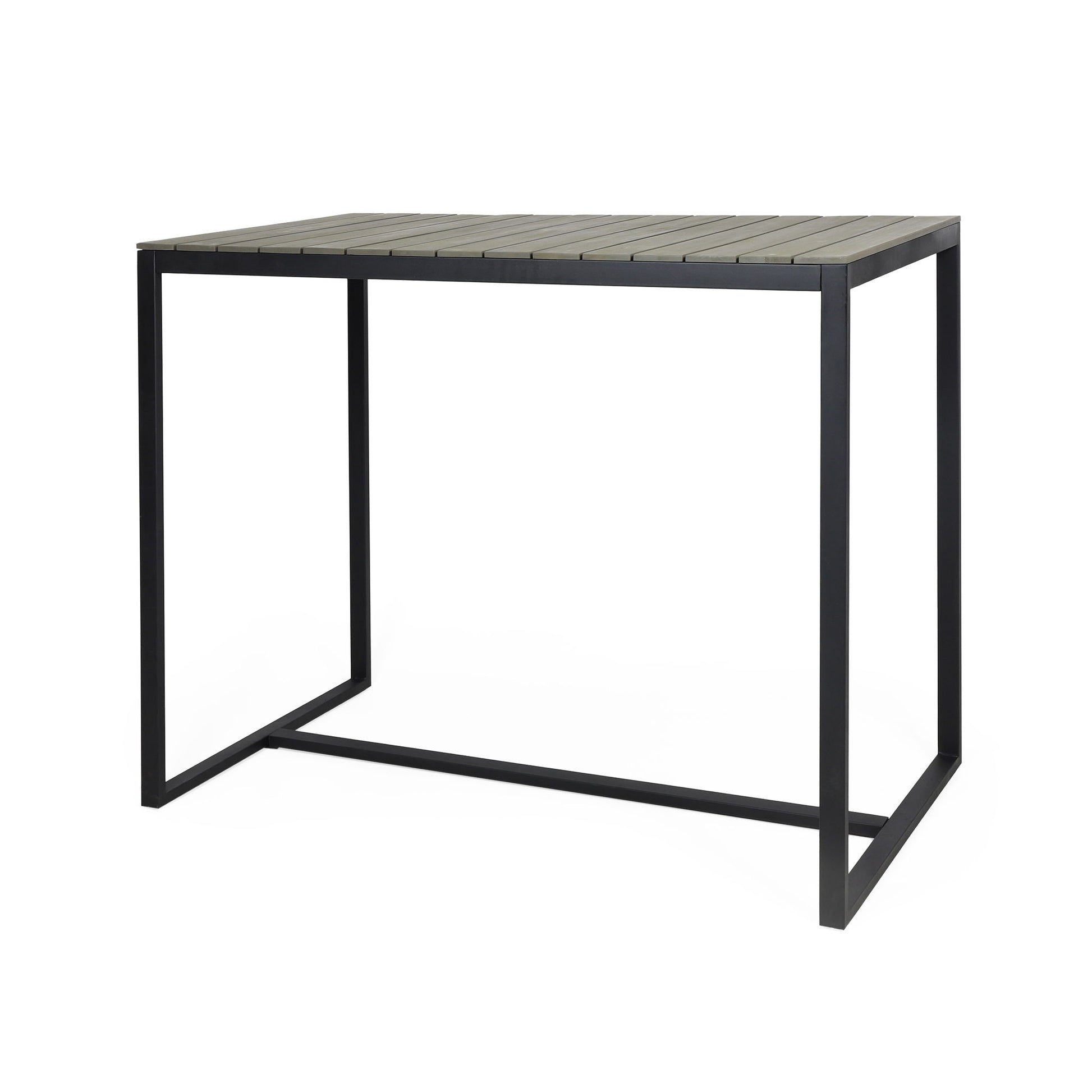 Ernesto - Outdoor Industrial Acacia Wood Bar Table - Best Buy Furniture