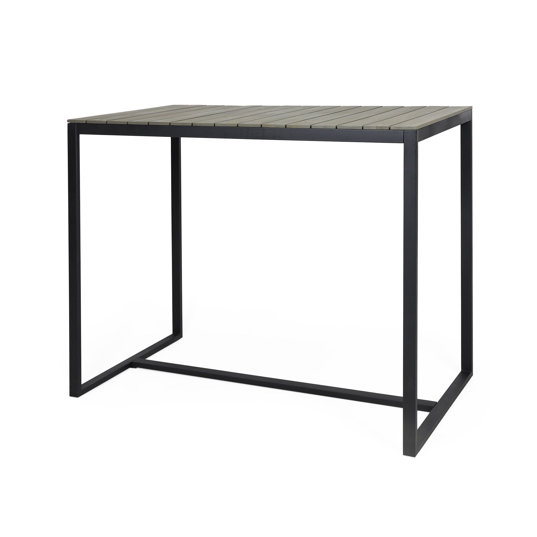 Ernesto - Outdoor Industrial Acacia Wood Bar Table - Best Buy Furniture