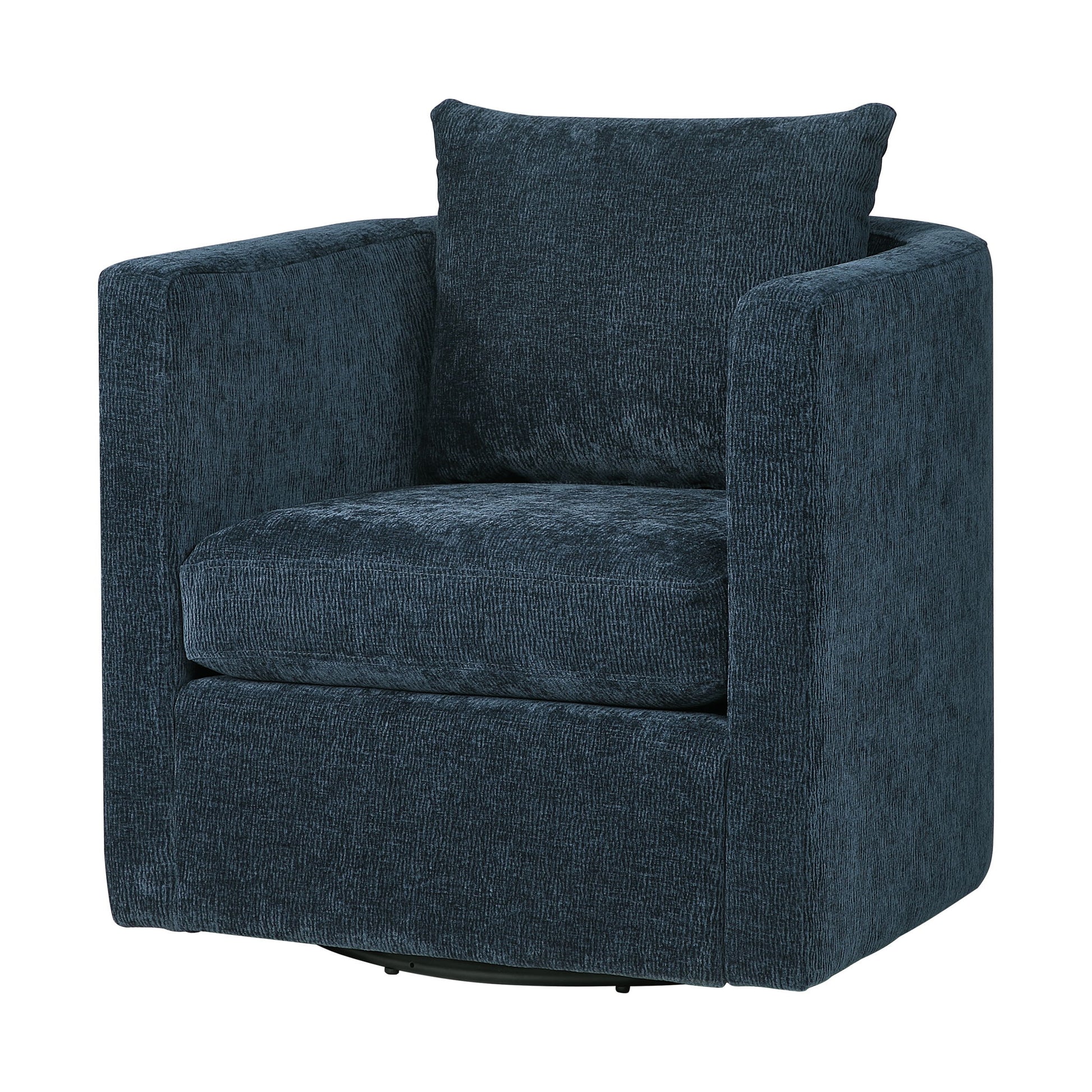 Sutton - Swivel Barrel Chair - Best Buy Furniture