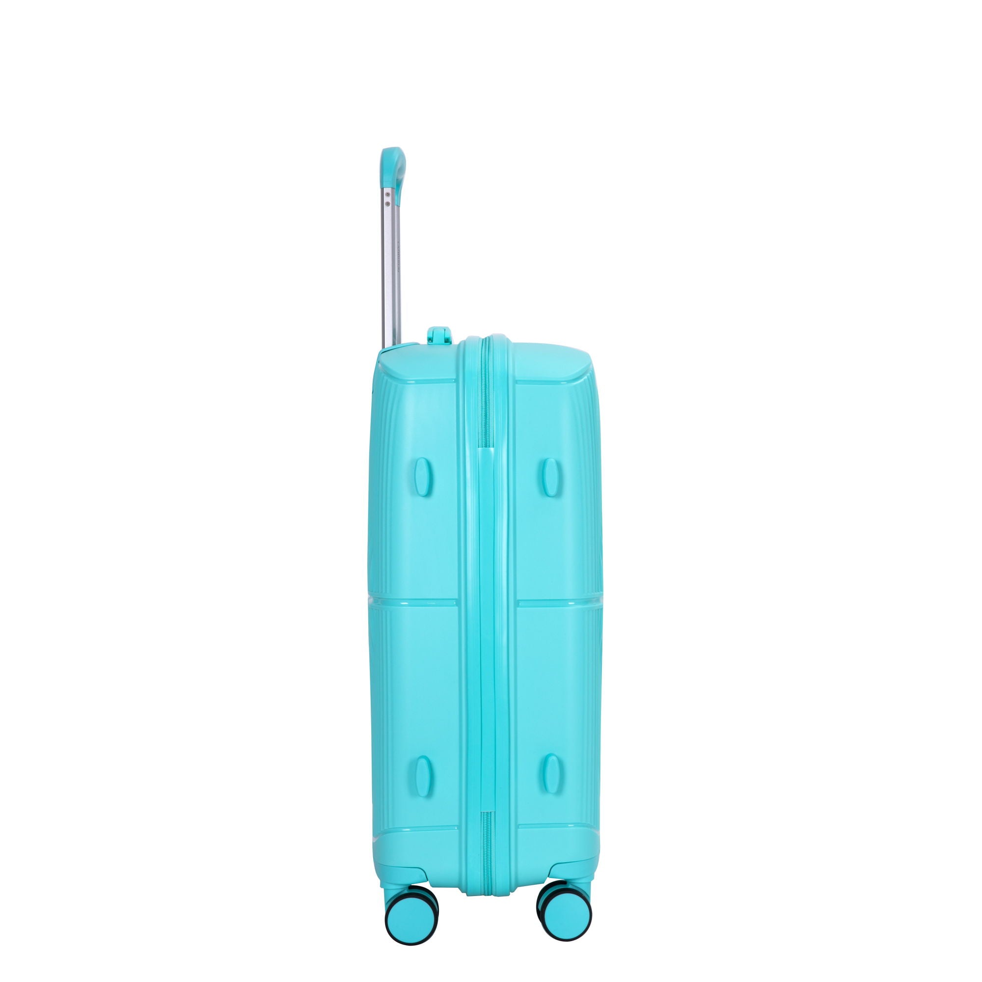 3 Piece Set Expandable Hardshell Suitcase Double Spinner Wheels