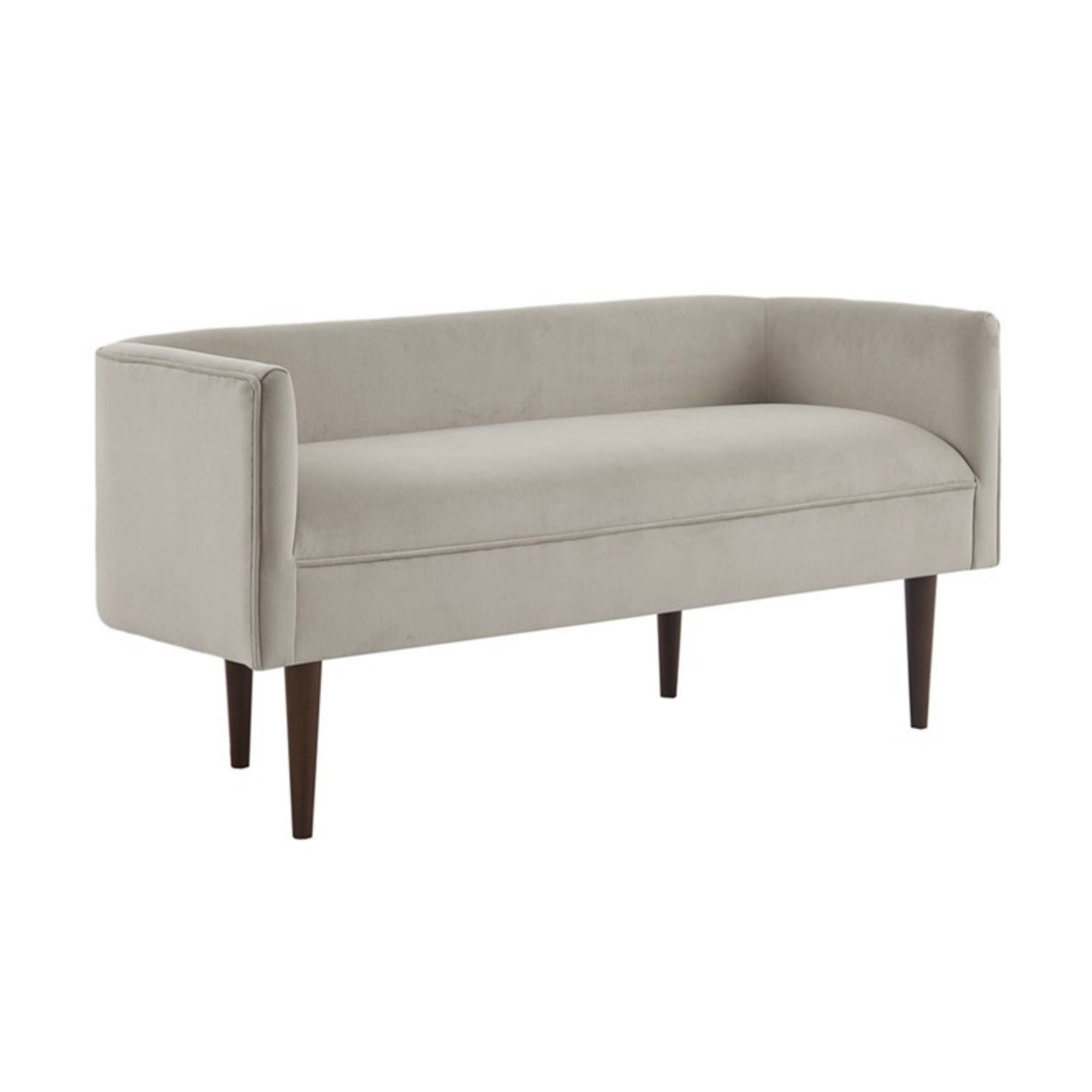 Farrah - Accent Bench With Low Back & Sides - Cream - Best Buy Furniture