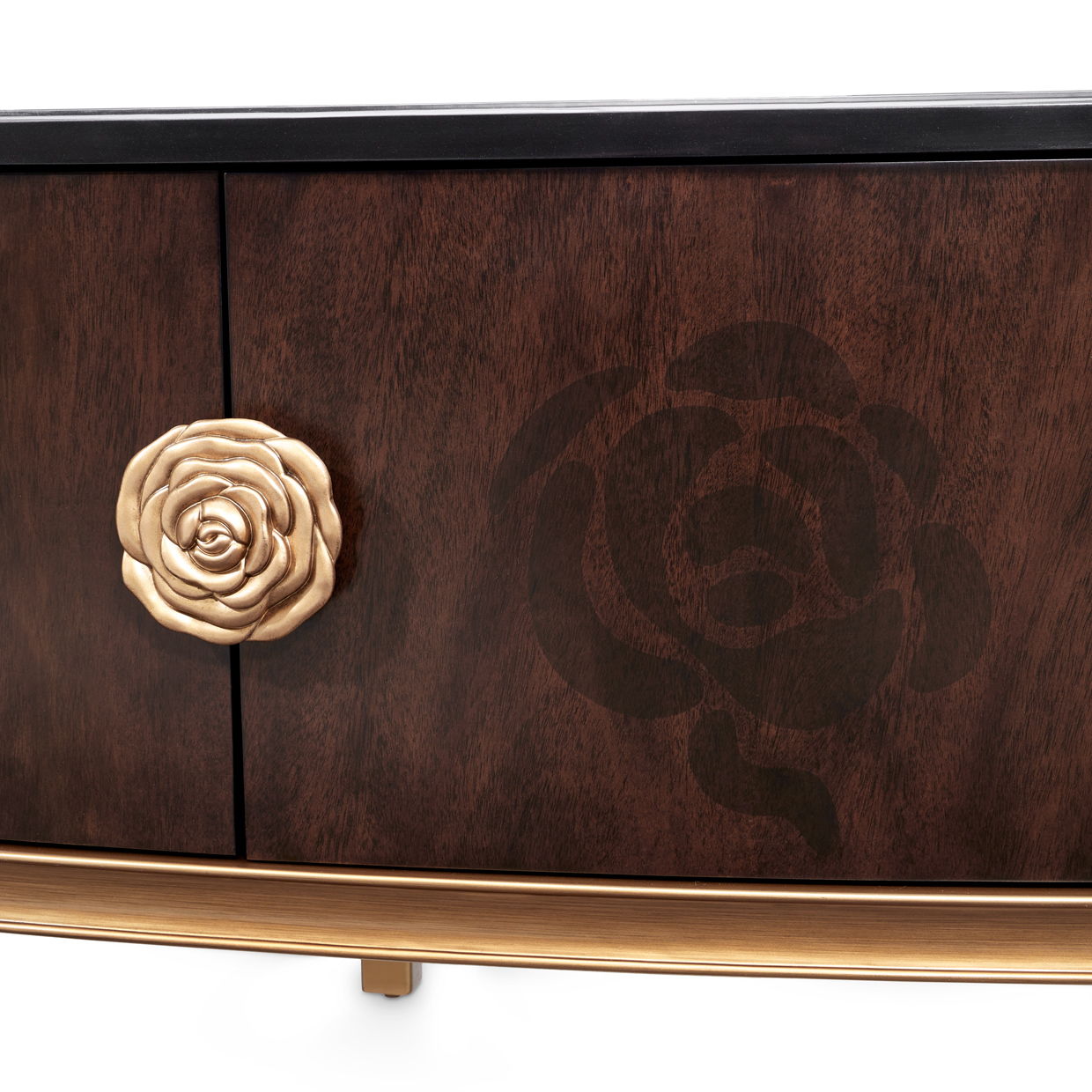 Camellia Field - Media Cabinet - Dark Brown