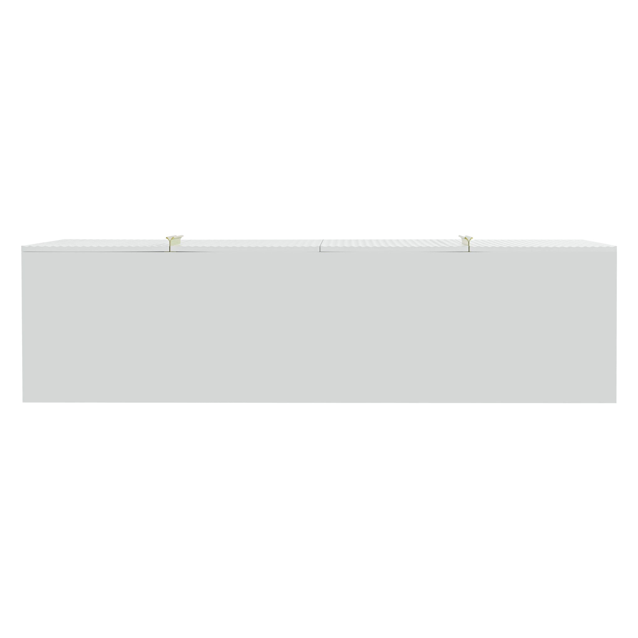 Modern Elegant 4 Door Sideboard Gold Metal Handle Buffet Cabinet For Dining Room, Living Room, Bedroom, Hallway