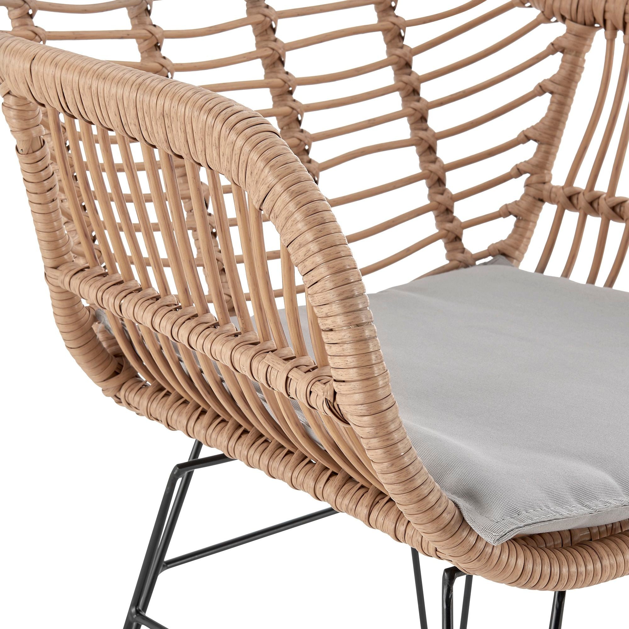 Antibes - 3 Piece Outdoor Patio Conversation Set