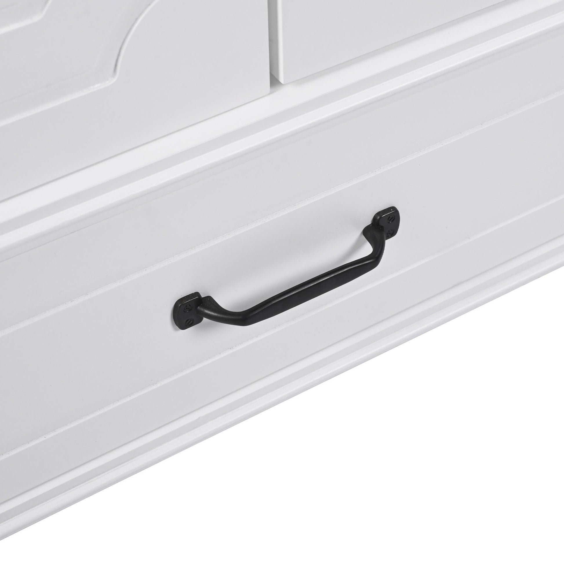 Vintage Style Bathroom Vanity With Sink, Multi Functional Storage, Soft-Closing Door - Best Buy Furniture