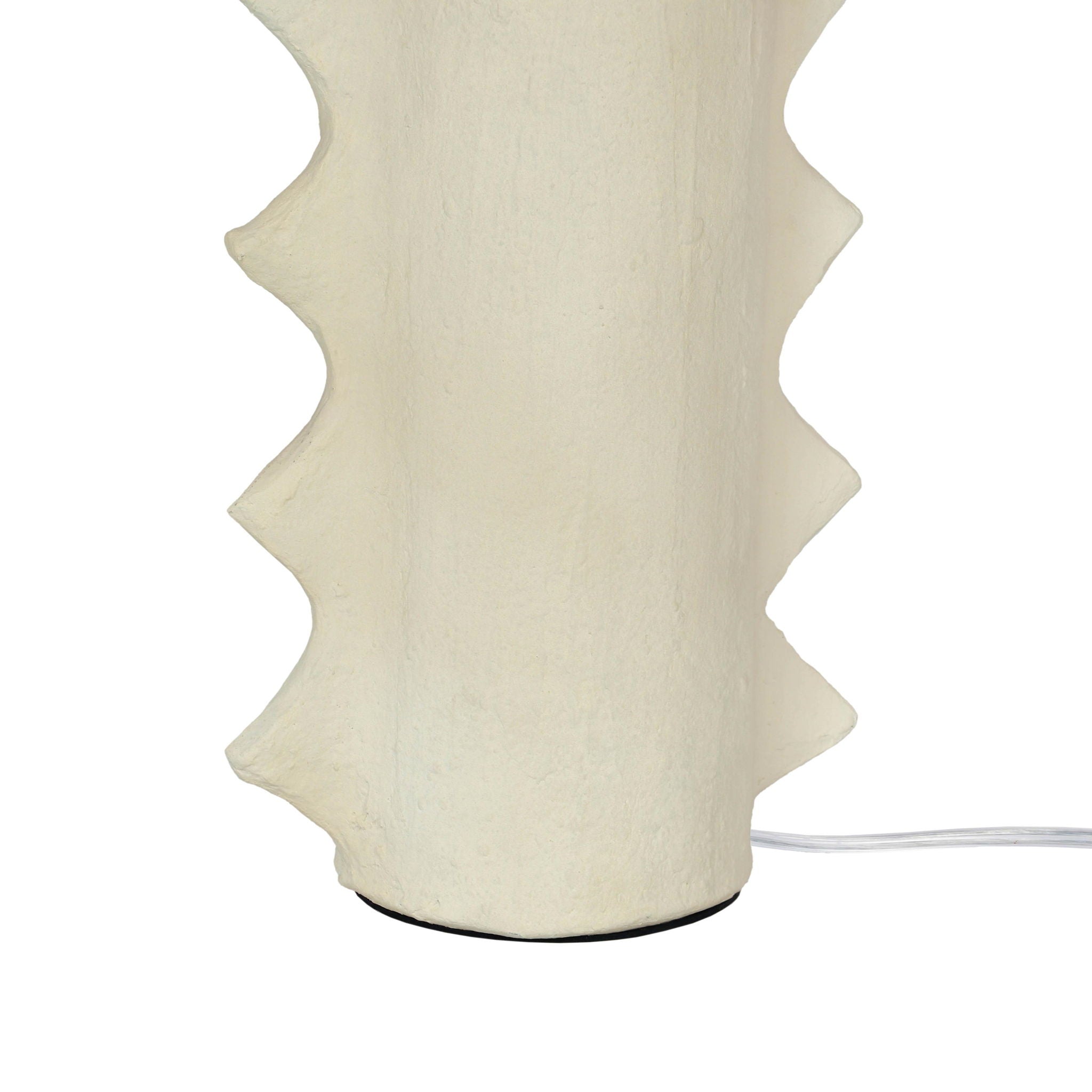 Wild Thing - Papier Mache Table Lamp - Beige
