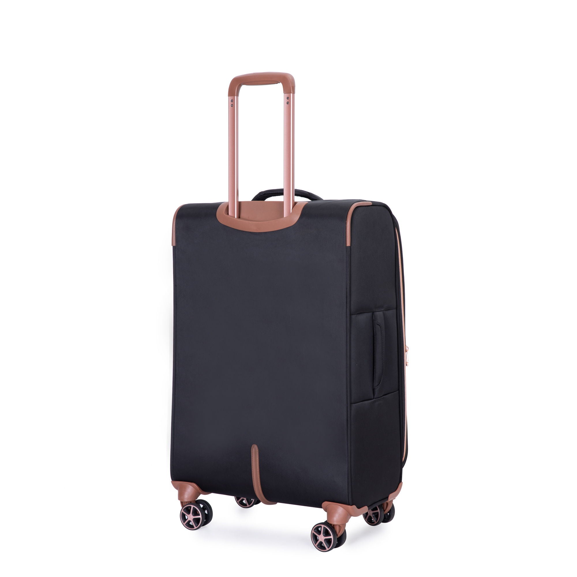 4 Piece Set, Softshell Suitcase Spinner Wheels Terylene Luggage Sets
