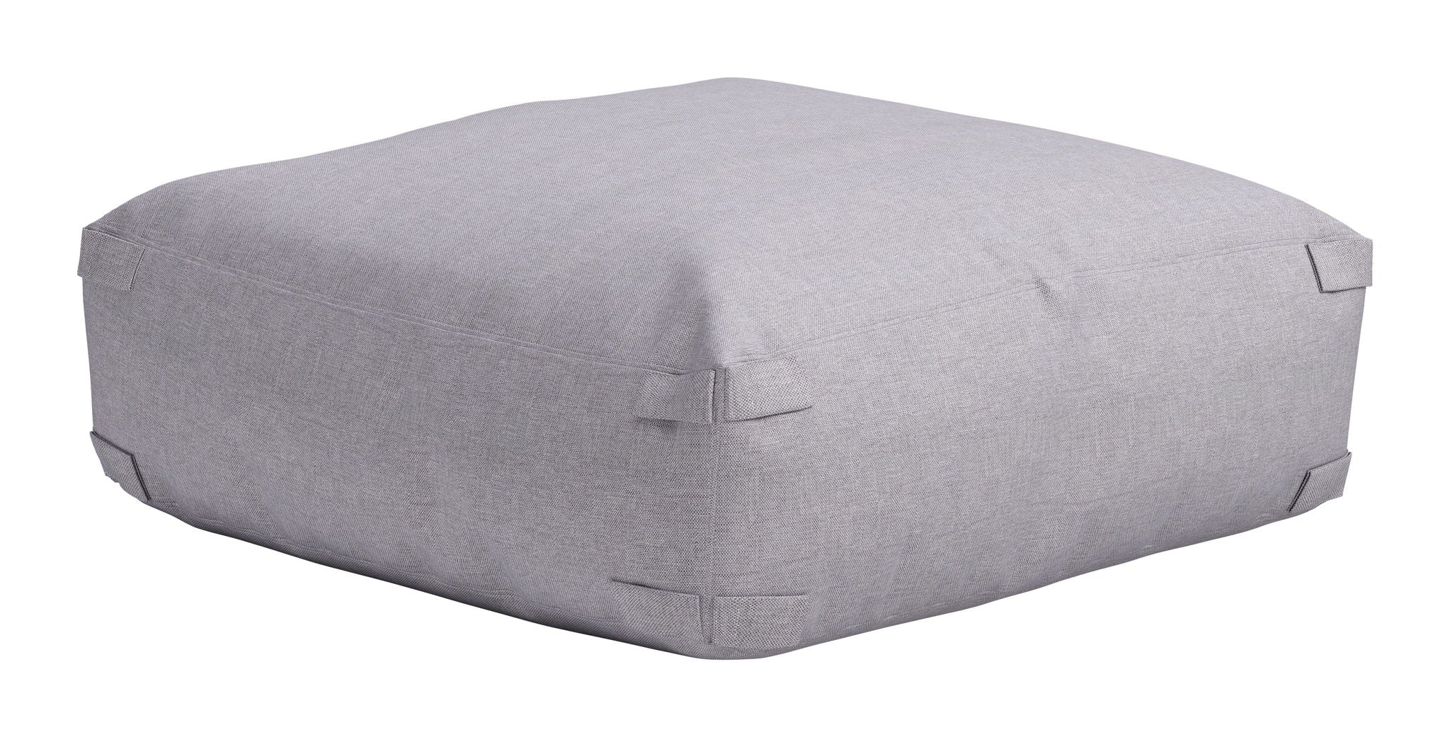 Luanda - Outdoor Ottoman - Gray