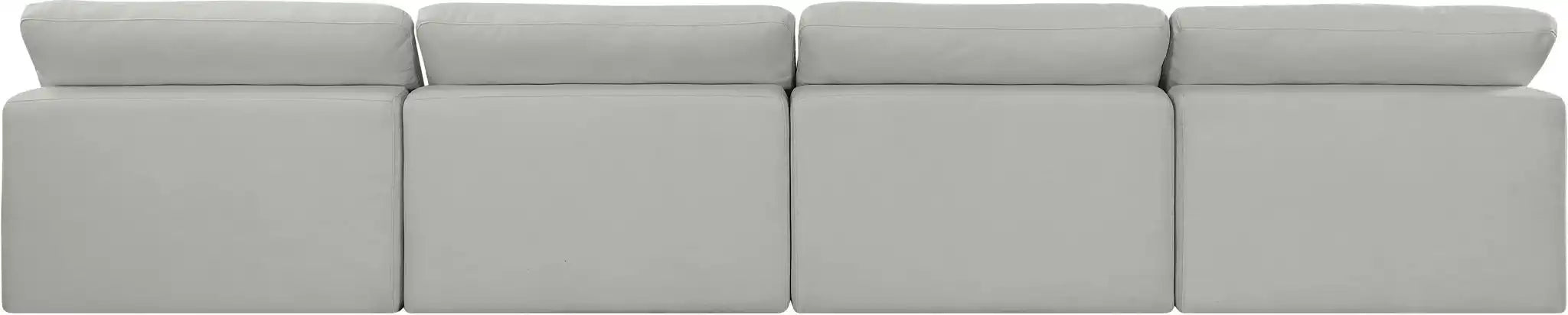 Comfy - Linen Modular Armless Sofa 4 Seats