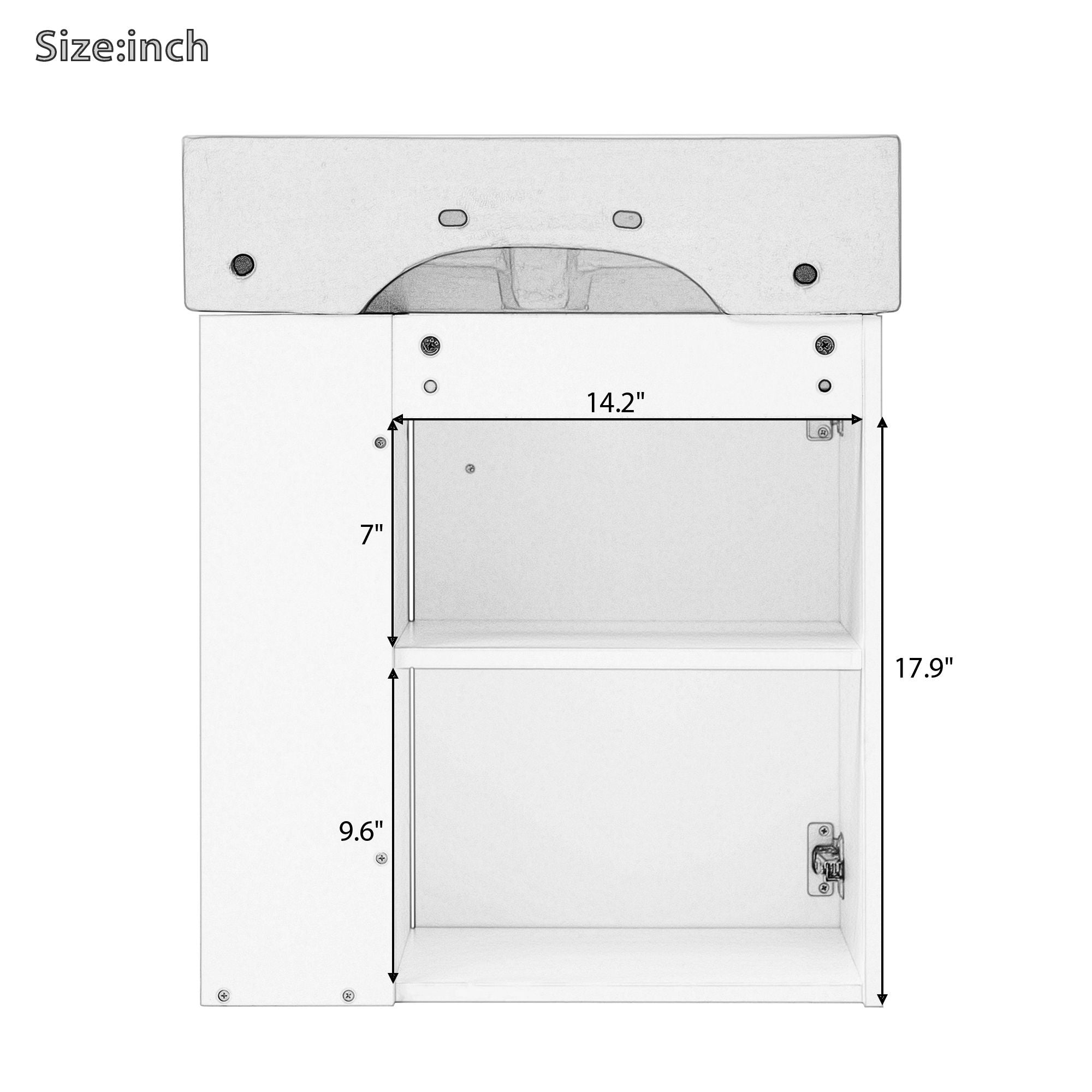 Modern Floating Bathroom Vanity With Ceramic Basin Perfect For Small Bathrooms