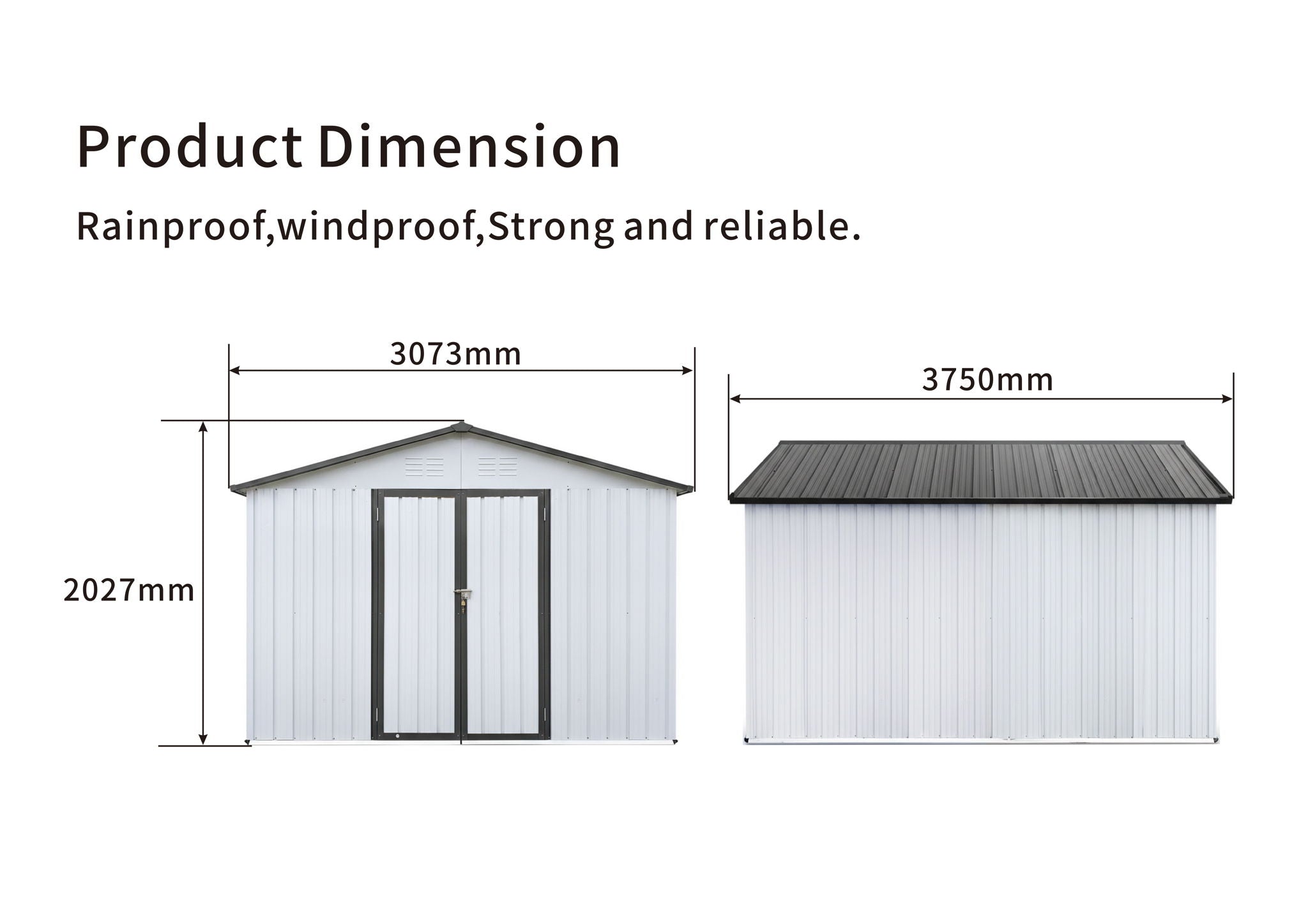 10' x 12' Garden Sheds Outdoor Storage Sheds