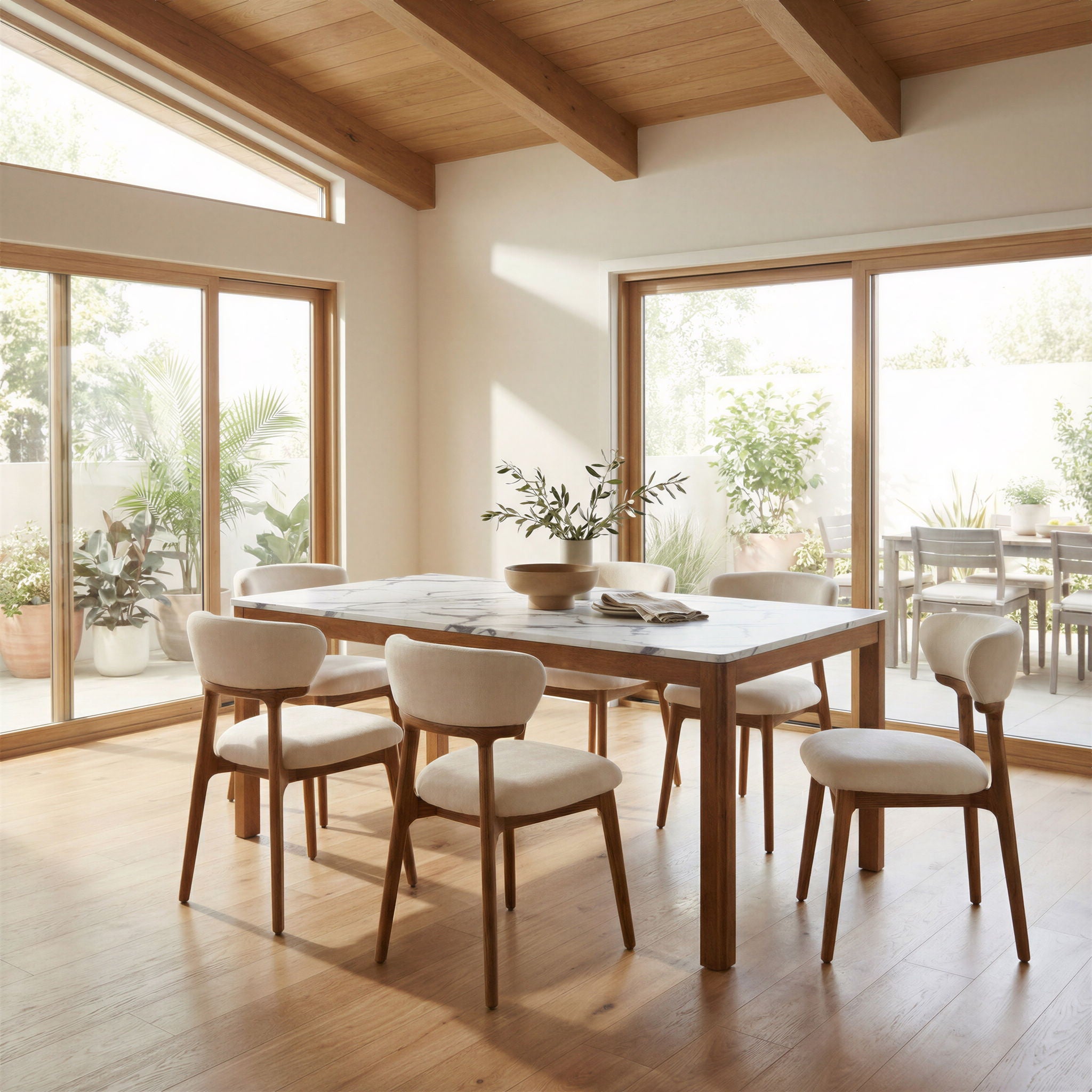 Jemy - Dining Table - White