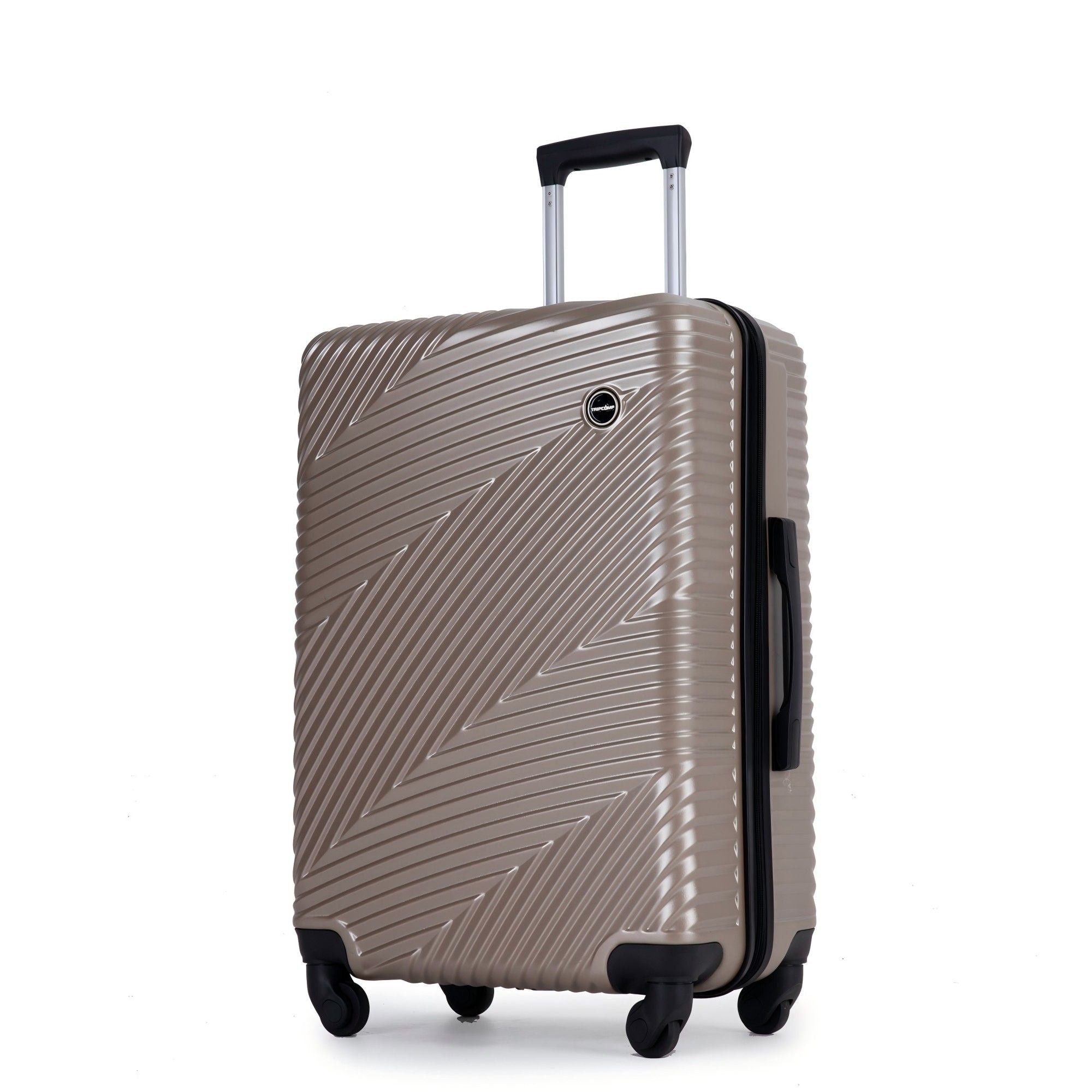 3 Piece Luggage Sets Lightweight Suitcase With Two Hooks, Spinner Wheels,