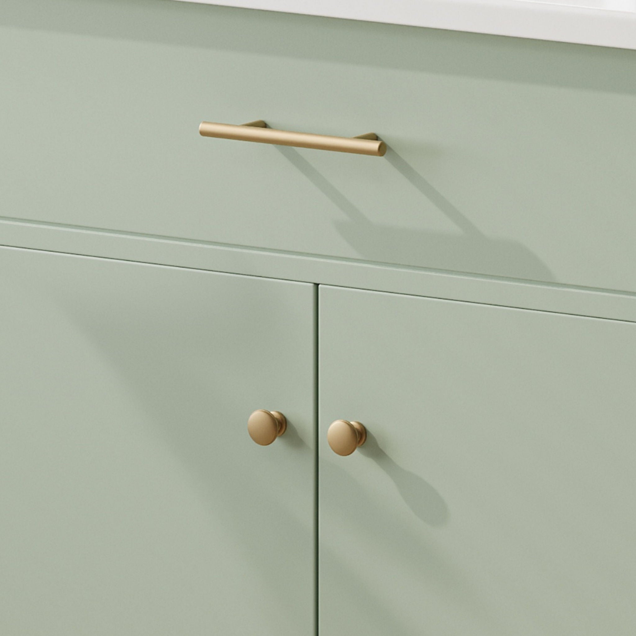 Bathroom Vanity With Sink, Soft Close Doors And Adjustable Shelf