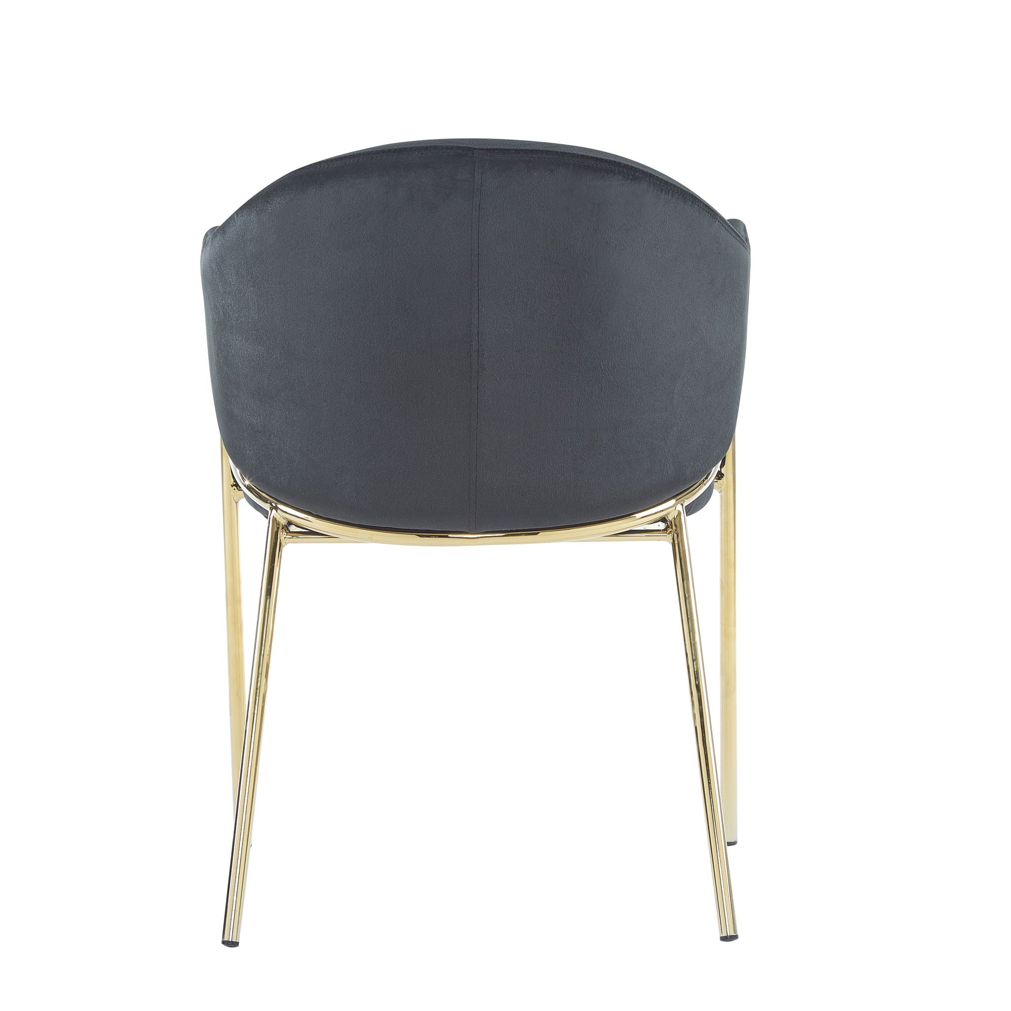 Modern Upholstered Dining Chair With Frame And Plush Velvet