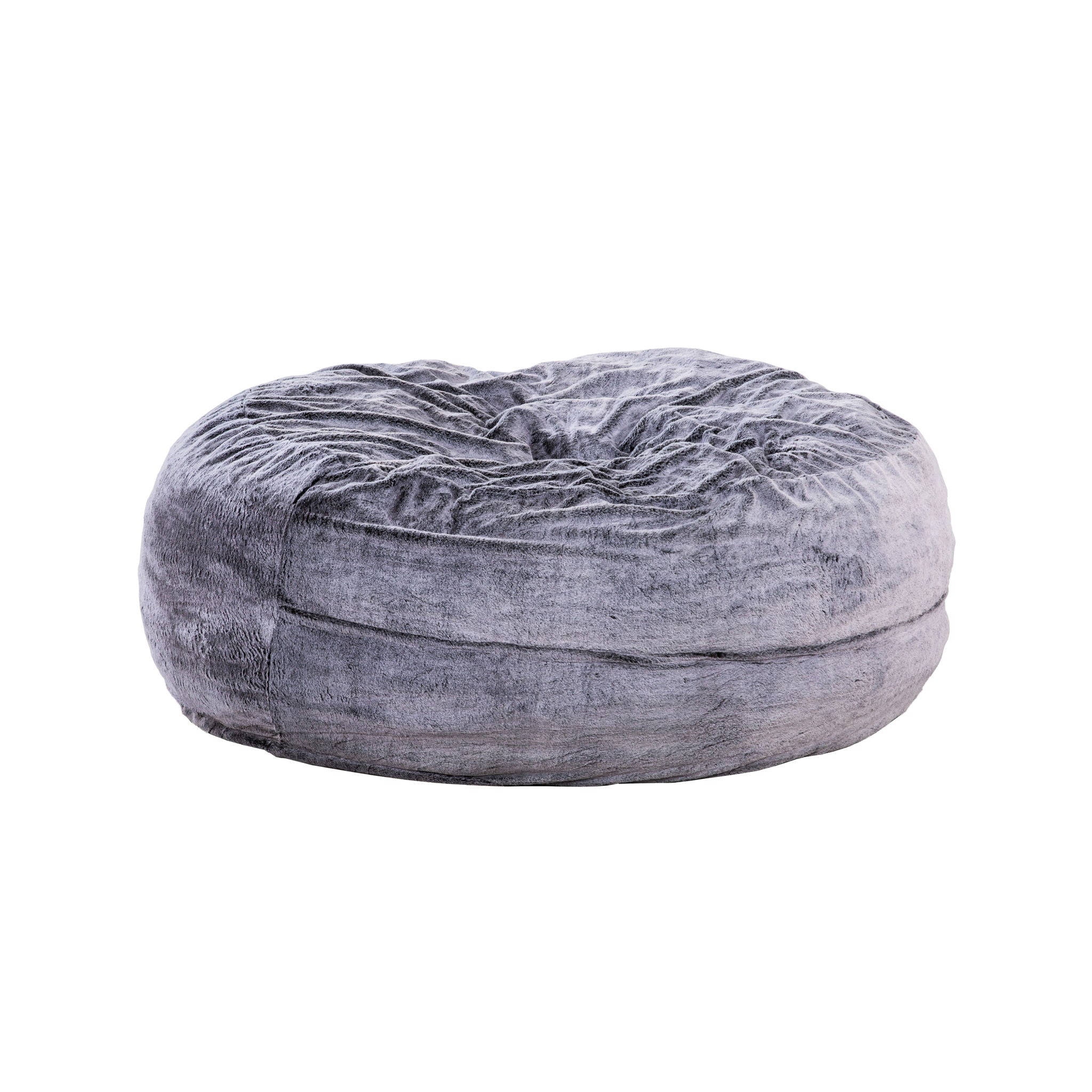 Classic 5Ft Memory Foam Bean Bag Chair, Soft Comfort Lounger - Purple