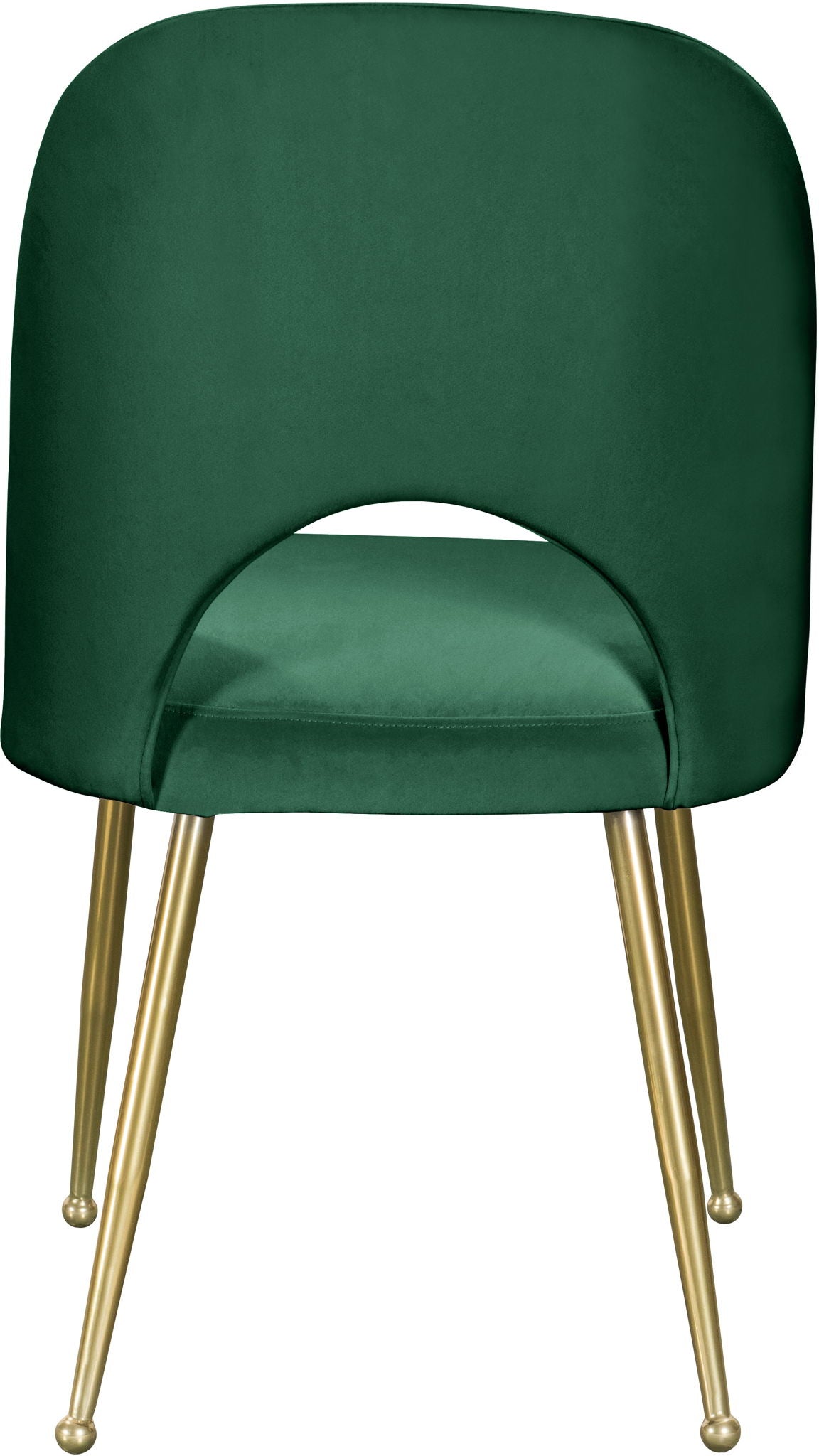 Logan - Dining Chair (Set of 2) - Gold Legs
