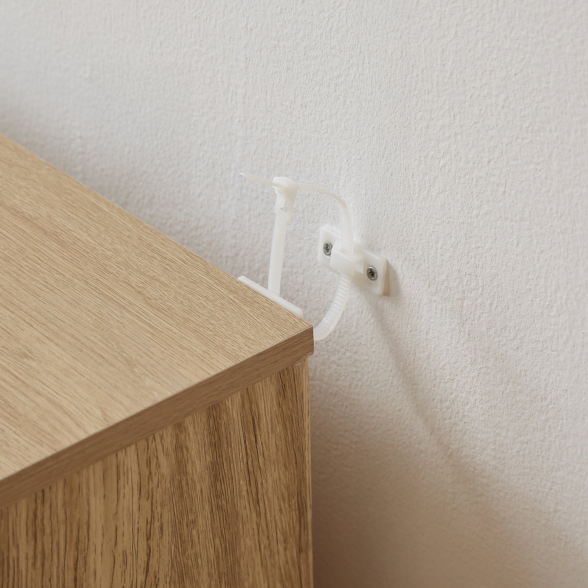 Willow Modern Light Oak Wood Fluted Nightstand - Best Buy Furniture