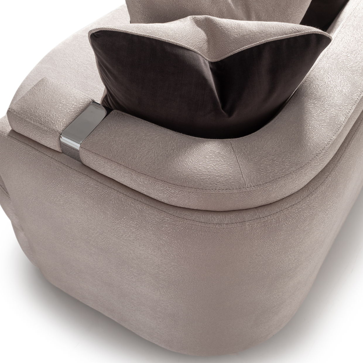 Carmela - Sofa - Zinc/Silver