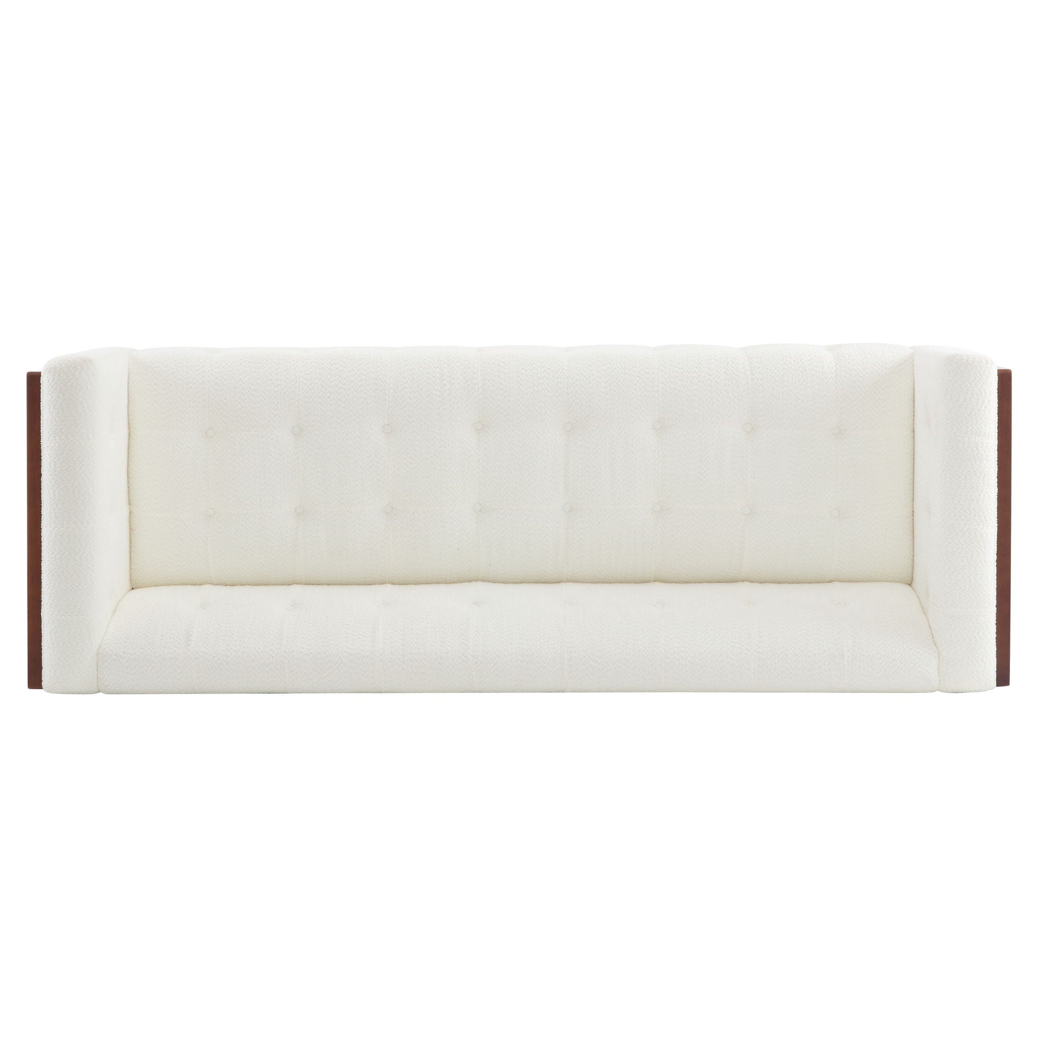 Contemporary 3 Seater Sofa With Tufted Design