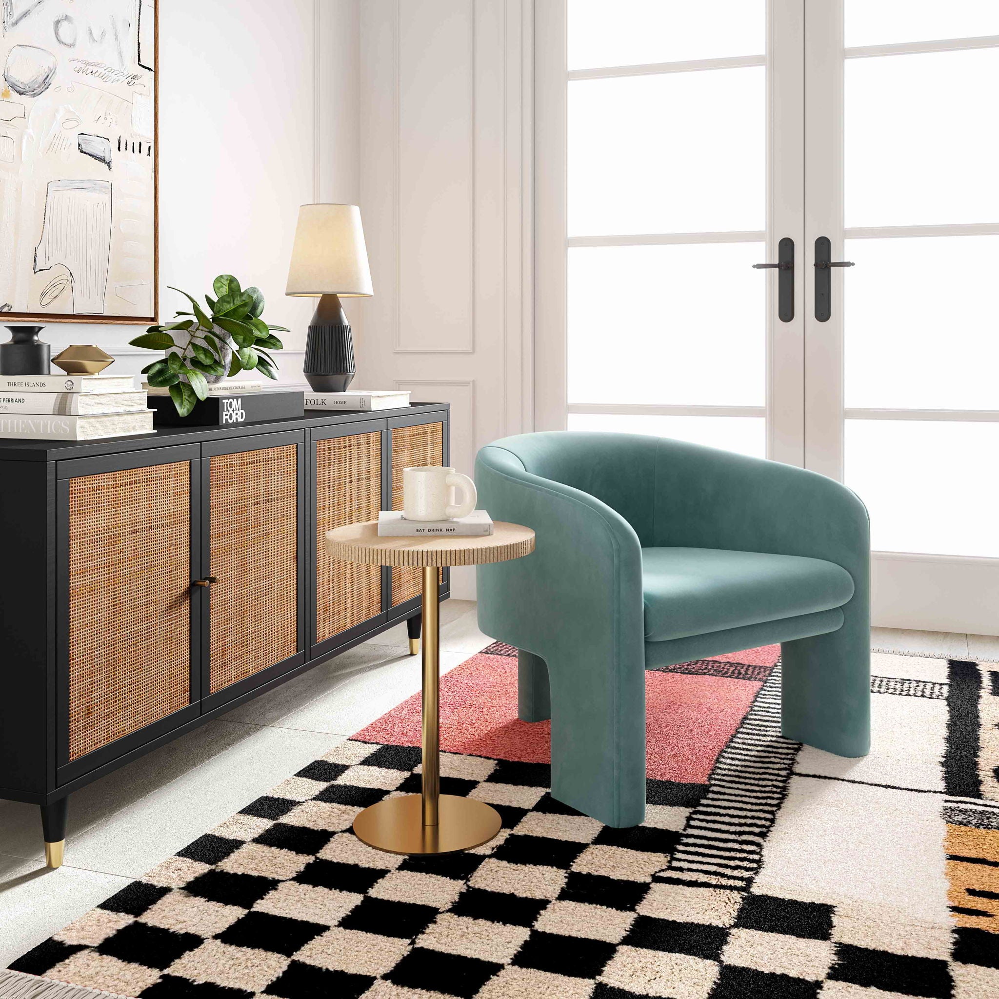 Marla - Velvet Accent Chair