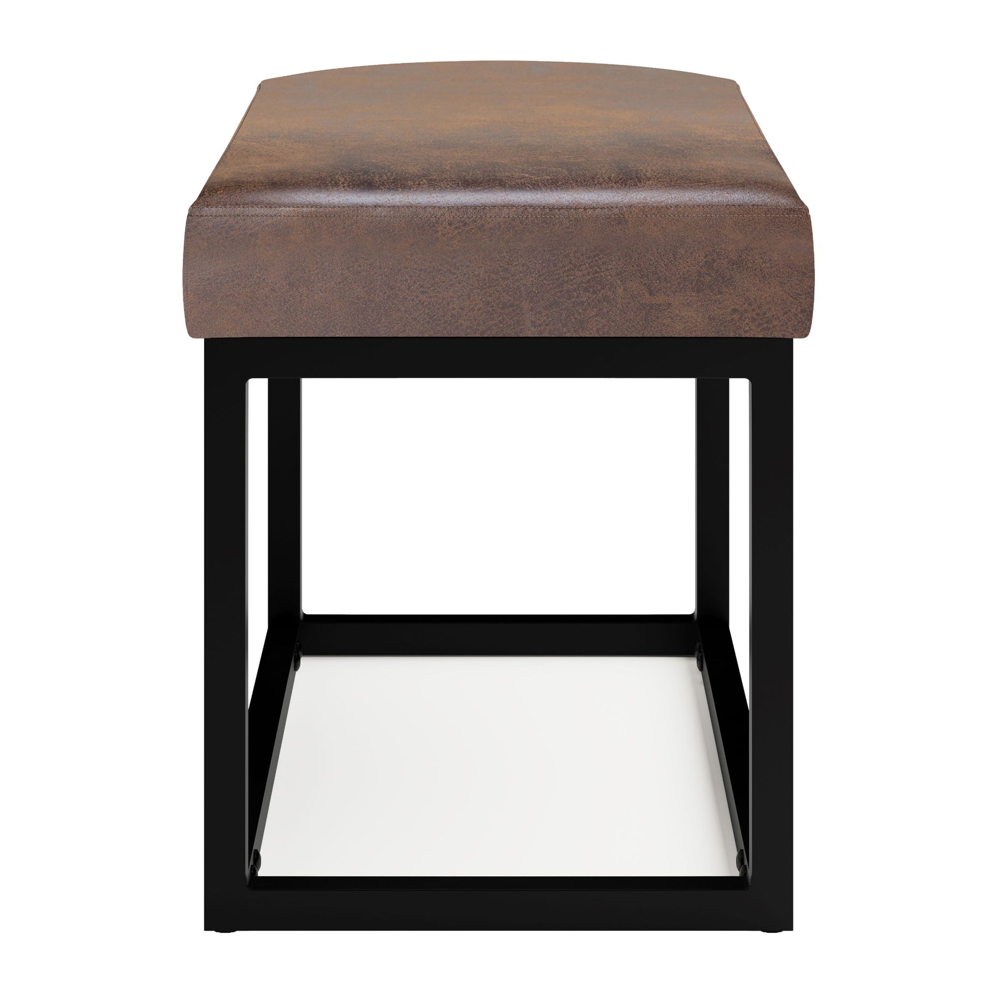 Reynolds - Small Bench - Distressed Chestnut Brown - Best Buy Furniture