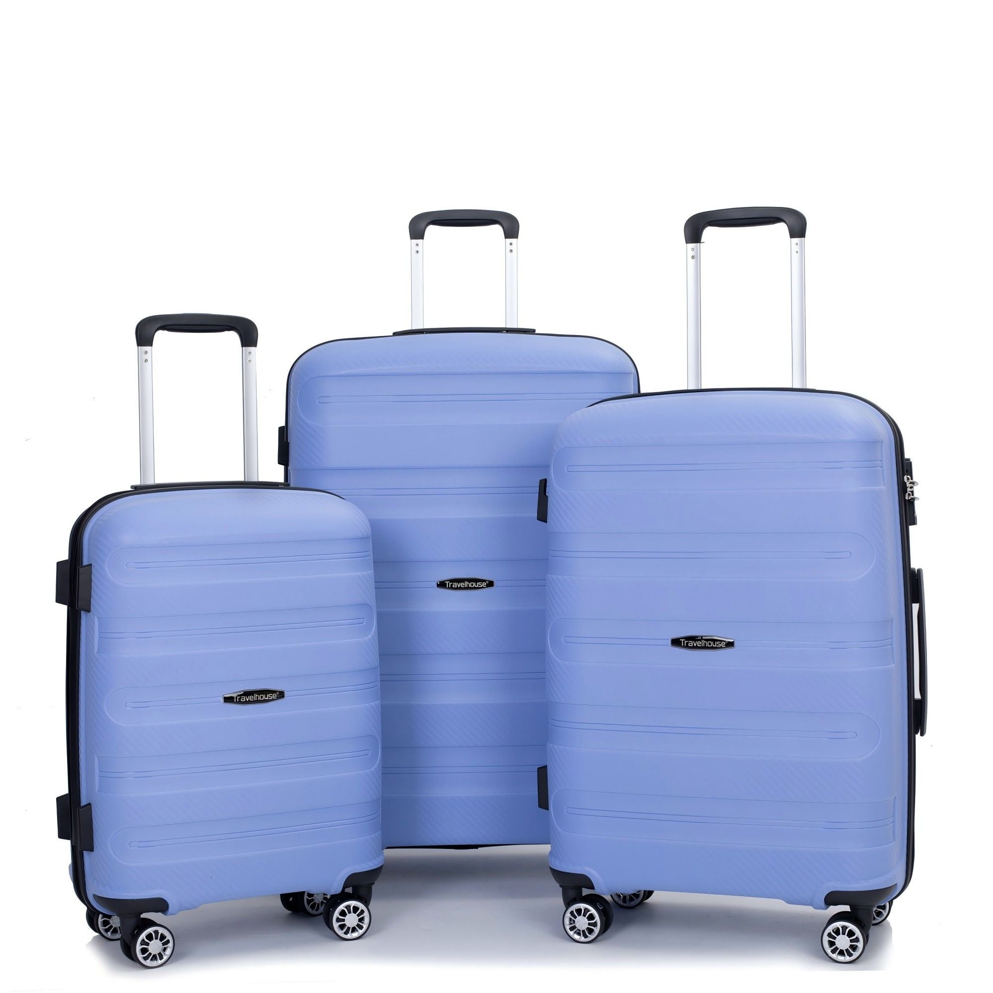 3 Piece Set Hardshell Suitcase Spinner Wheels