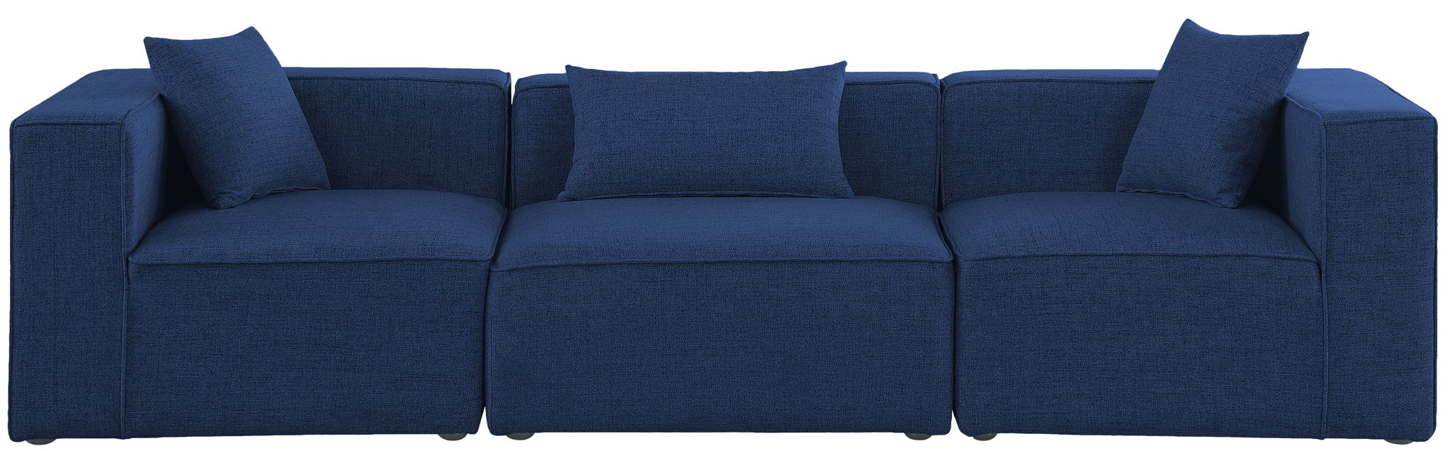 Cube - Linen Modular 3 Seat Sofa