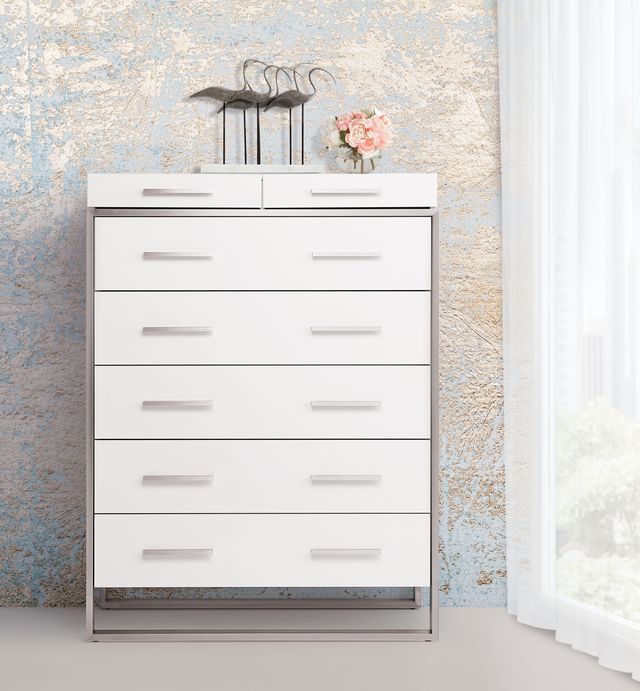 Marquee - 7-Drawer Chest - Cloud White