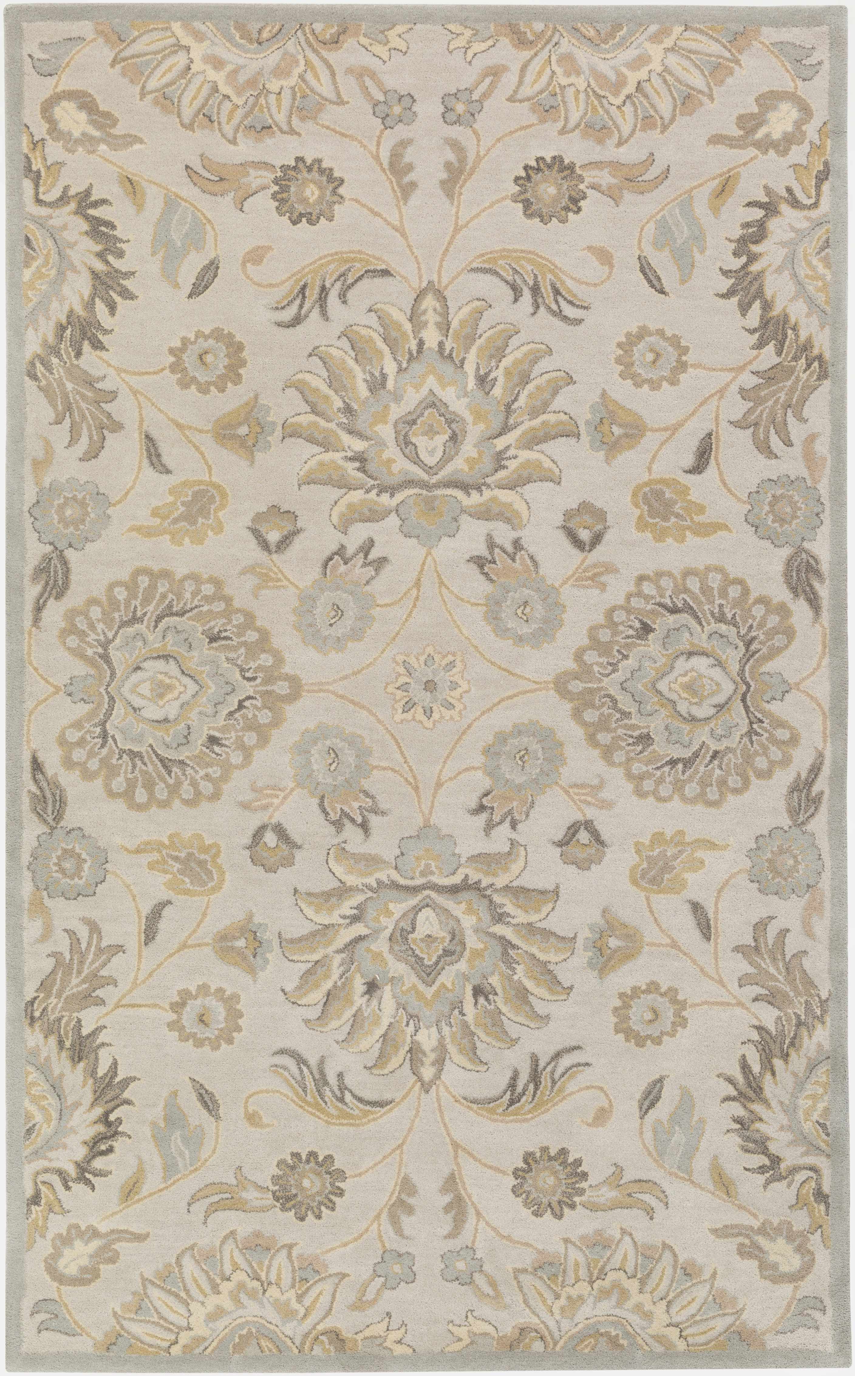 Conesus 1192 Hand Tufted Ivory&Taupe Wool Rug