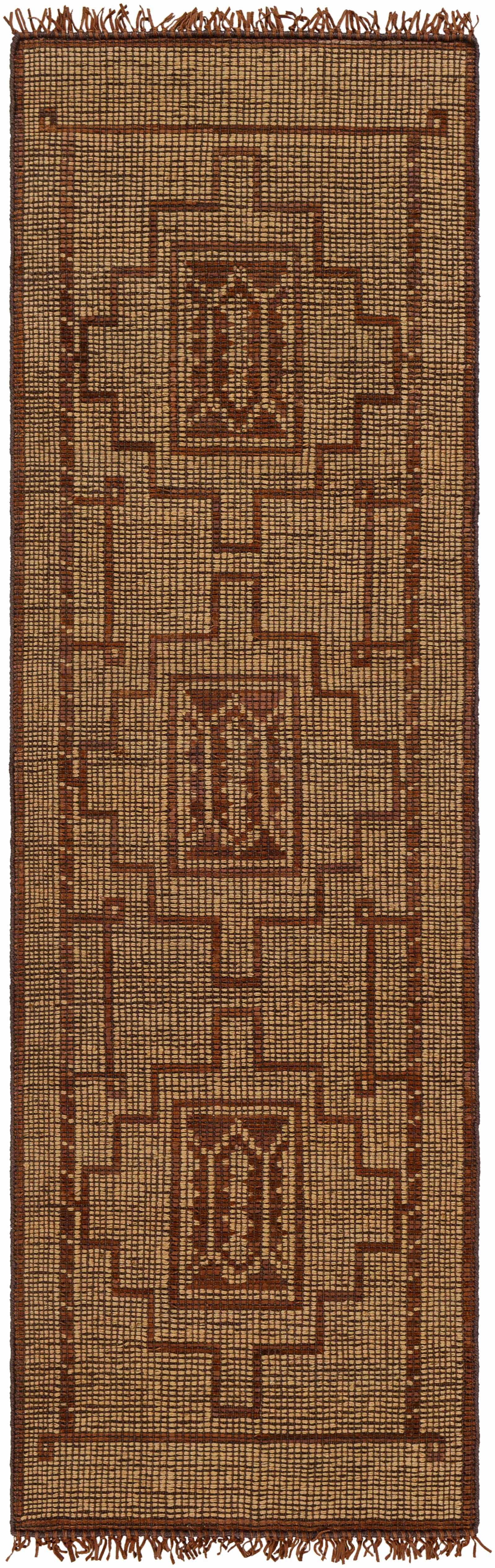 Batya Jute & Leather Rug