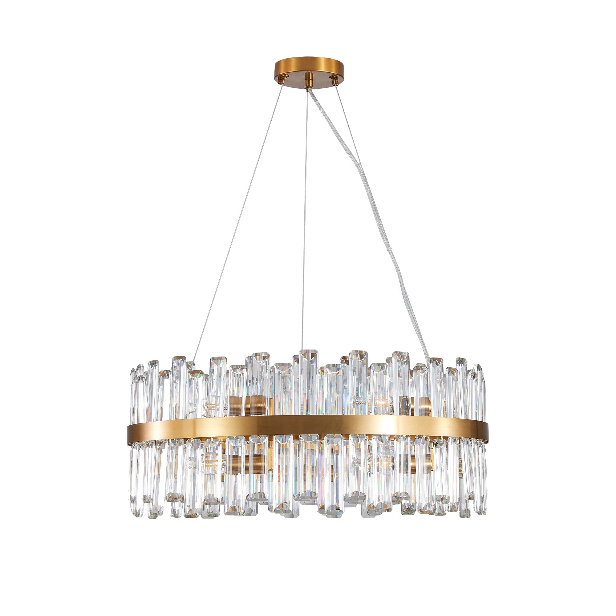 23.6 Inches Luxury Crystal Chandelier