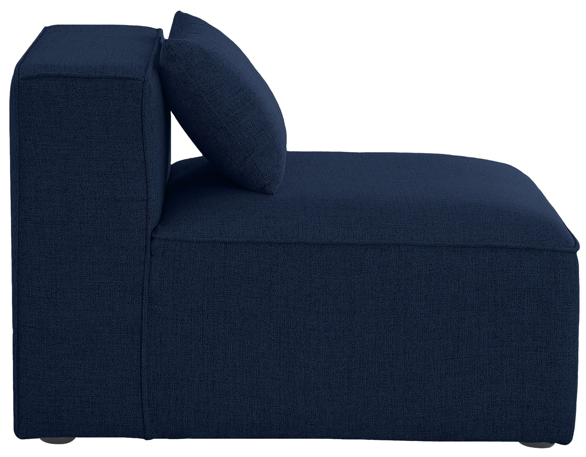 Cube - Linen Armless Chair