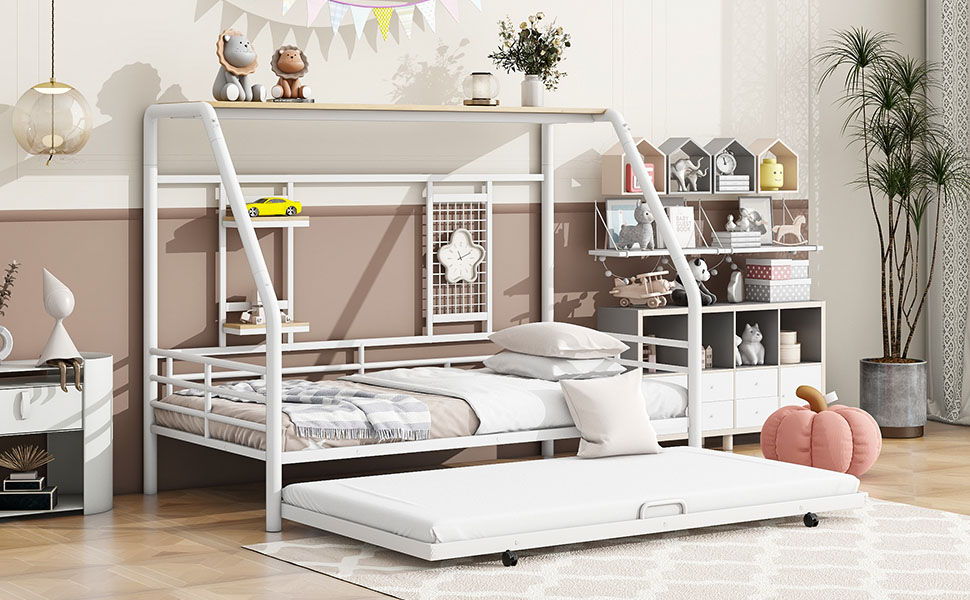 Playhouse Design Bed With Trundle