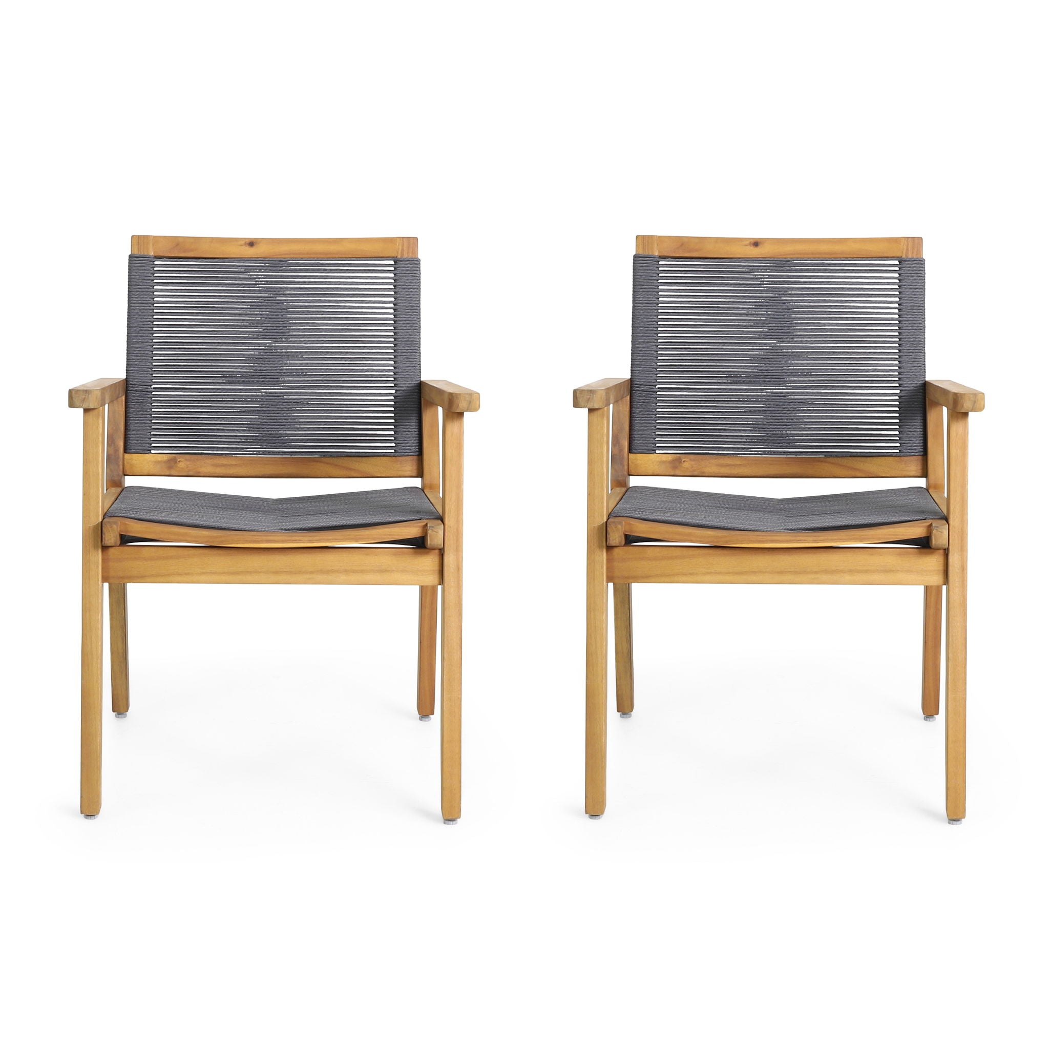 Outdoor Dining Chair (Set of 2) - Dark Gray