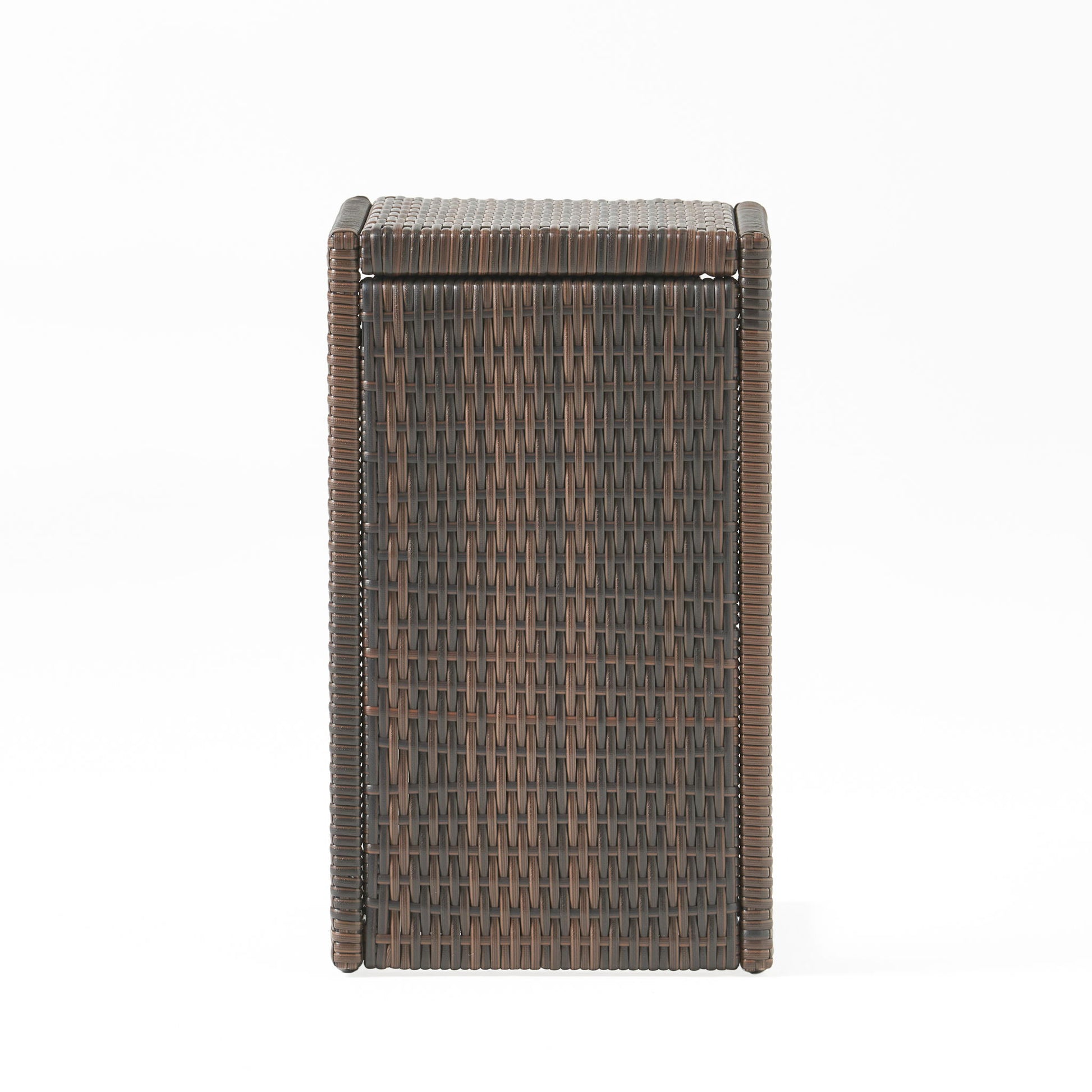 Bucharest - End Table C Shaped Side Table Rattan - Brown - Best Buy Furniture