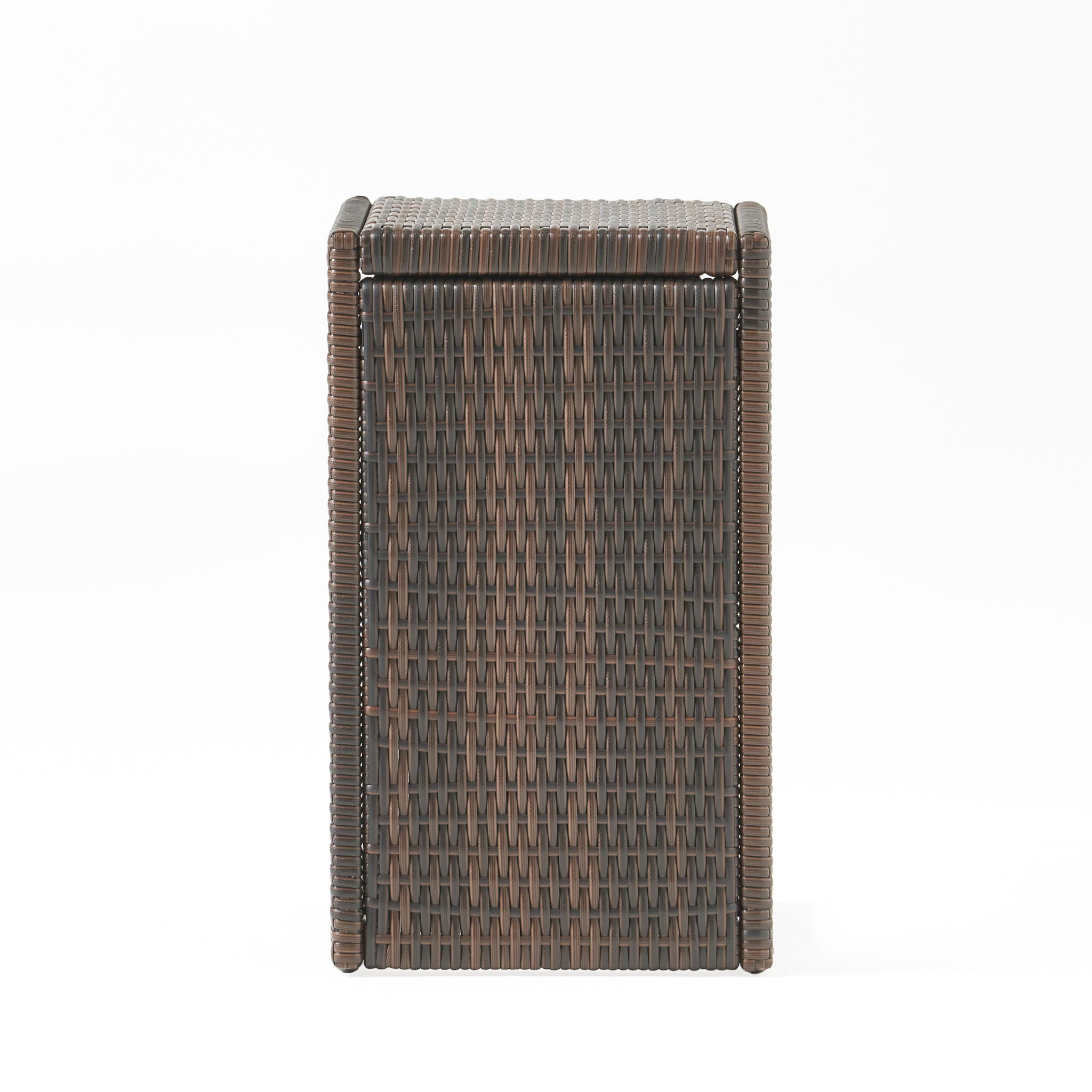 Bucharest - End Table C Shaped Side Table Rattan - Brown - Best Buy Furniture