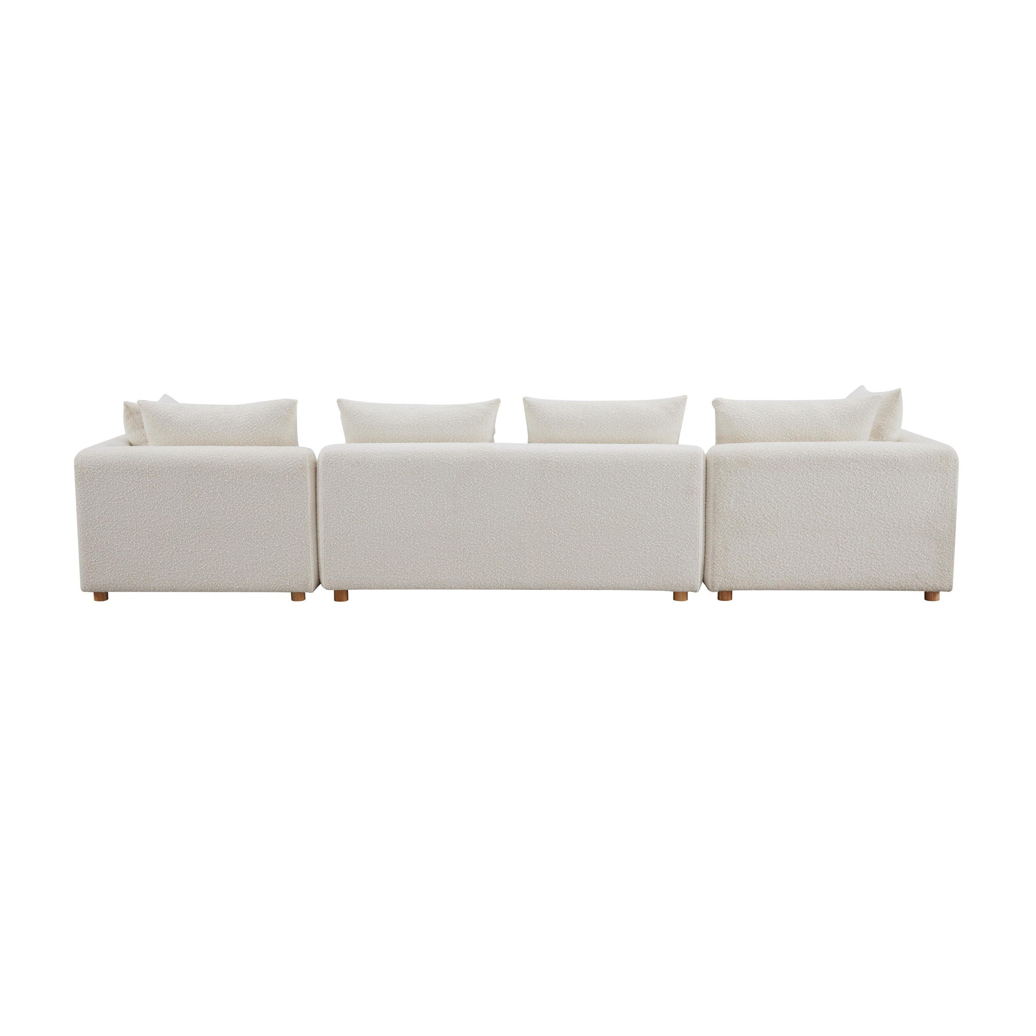 Hangover - Boucle Fabric Sofa - Cream