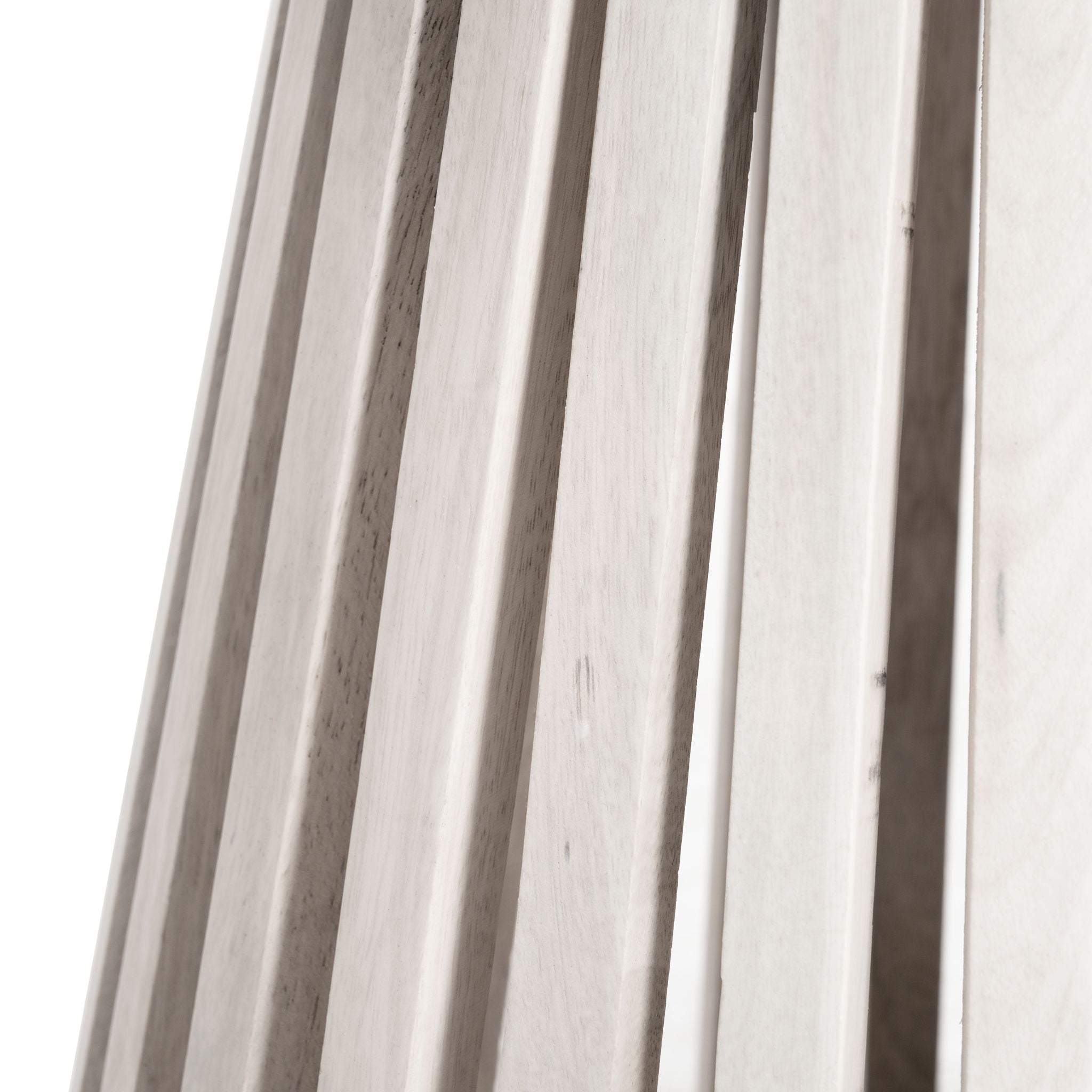 Mazara - Side Table - White / Natural