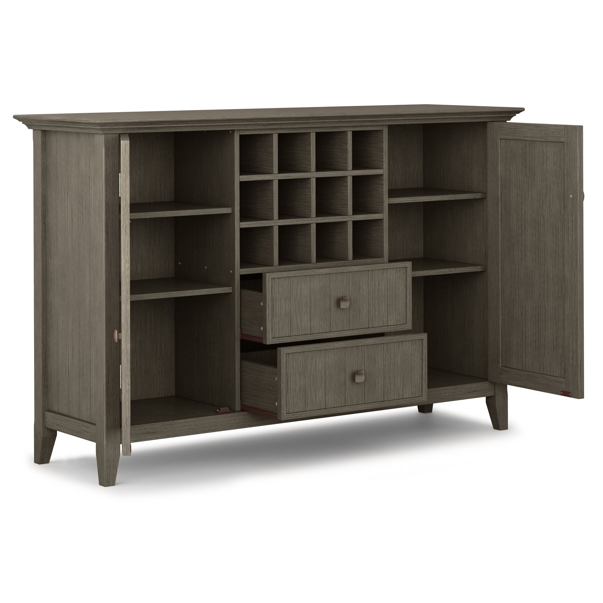 Bedford - Sideboard Buffet And Wine Rack - Best Buy Furniture