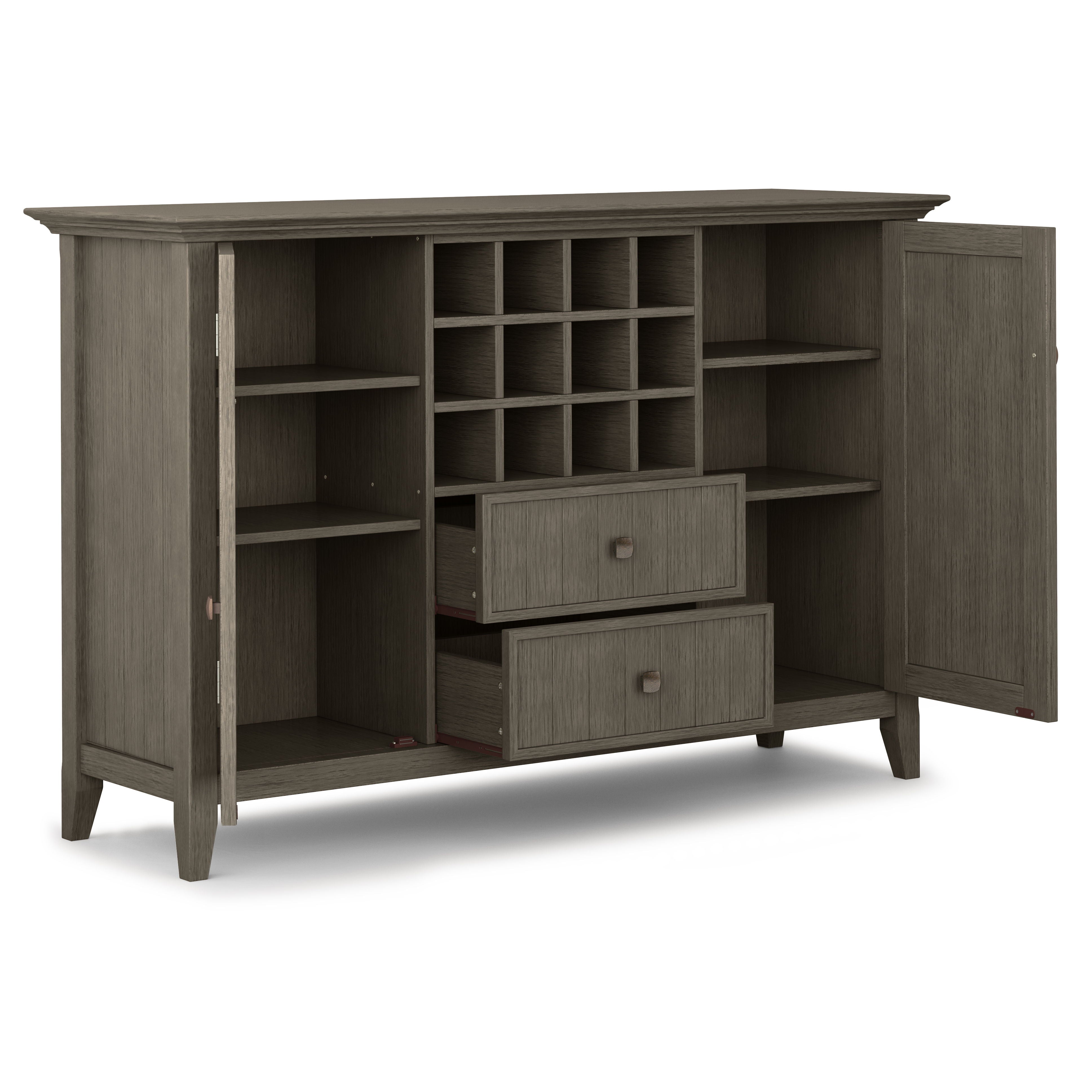 Bedford - Sideboard Buffet And Wine Rack - Best Buy Furniture