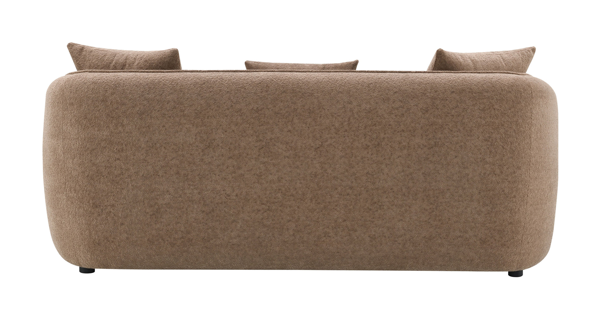 Keith - Chenille Sofa With 3 Matching Color Toss Pillows - Best Buy Furniture
