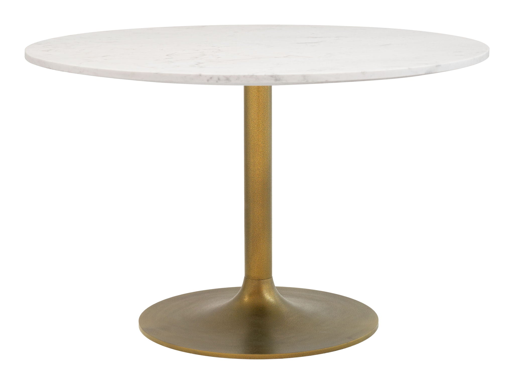 Ithaca - Dining Table - White / Gold