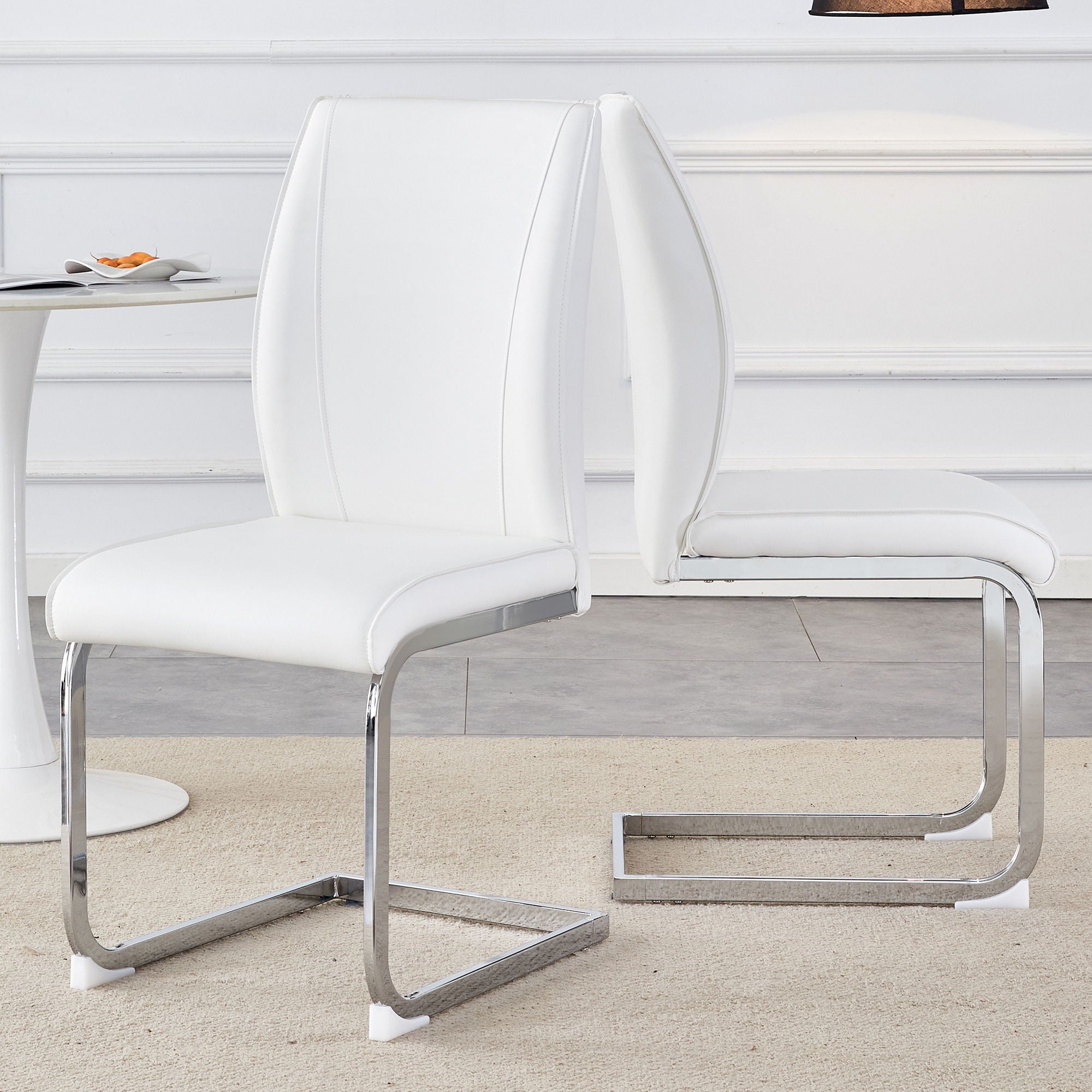 Luxury Simple Arch Chair, High Resilience With Metal Legs