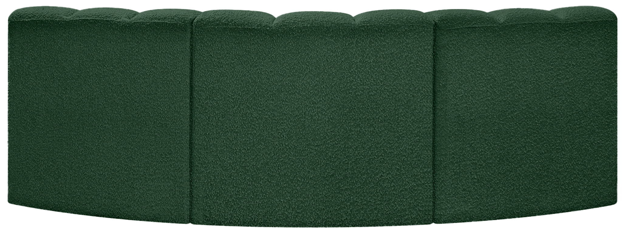 Arc - Boucle Fabric 3 Piece Modular Corner Sofa