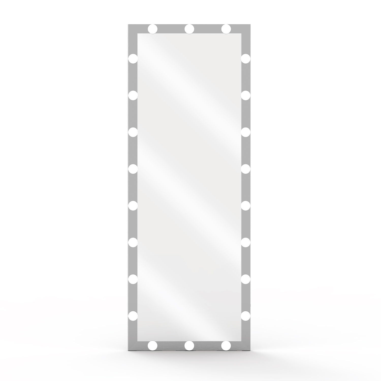 Full Length Mirror With Lights Full Body Vanity Mirror With 3 Color Modes Lighted Standing Floor Mirror For Dressing Room Bedroom Wall Mounted Touch Control